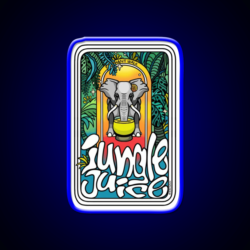 Jungle Juice Cocktail Bar Decor Led Neon Sign Rgb Color - Shineneon