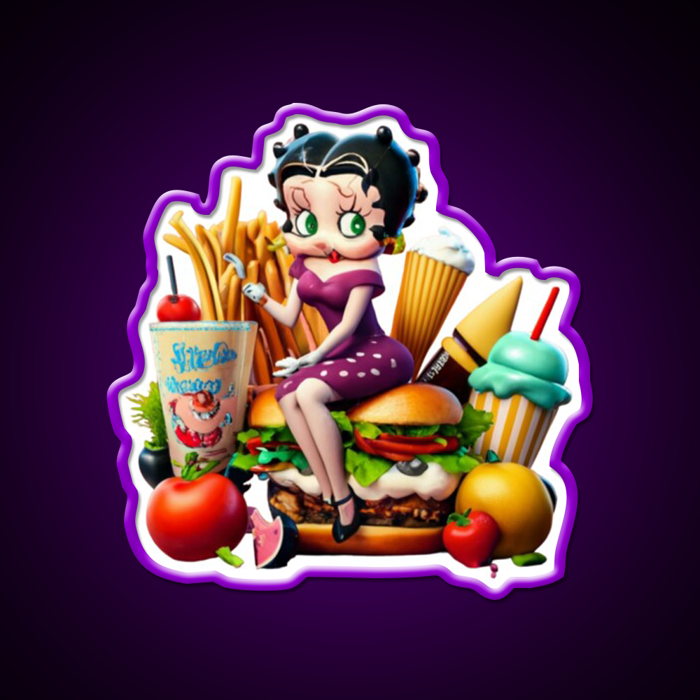 Junk Food Snack Food Led Neon Sign Rgb Color - Shineneon