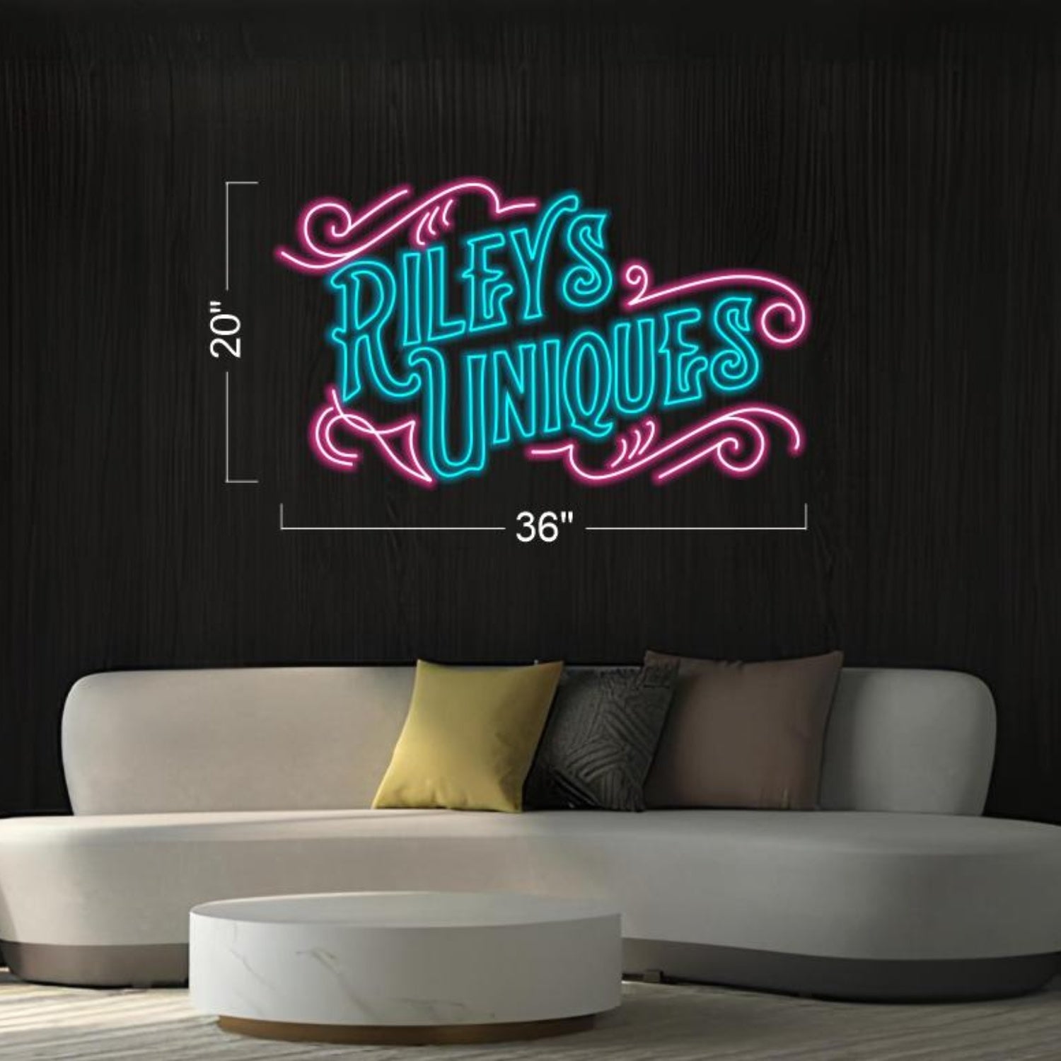 Junk Squatch Rileys Uniques Tri-Color Retro Gorilla Led Neon Sign | Shineneon