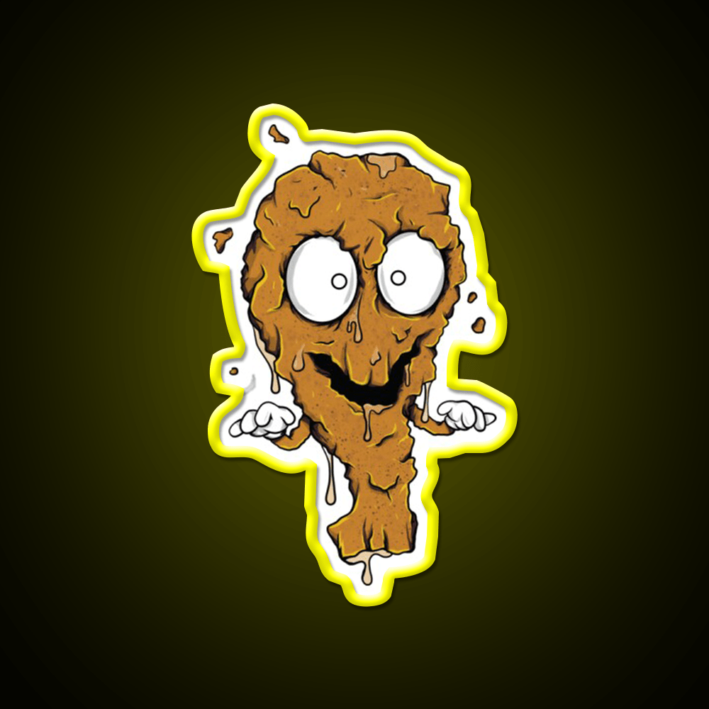 Junkfood Zombie Fried Chicken Fast Food Led Neon Sign For Burger Place Rgb Color - Shineneon