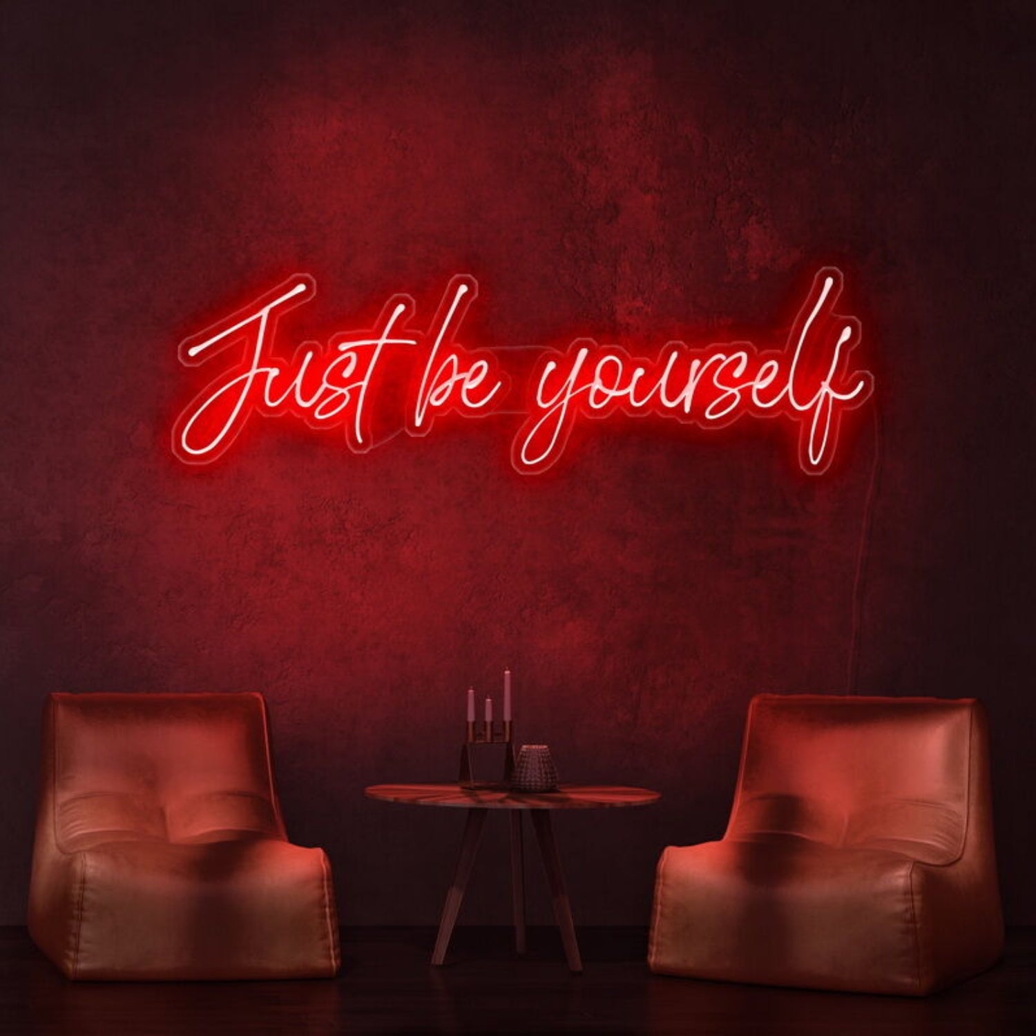 Just Be Yourself Neon Sign For Inspirational And Motivational Spaces | Shineneon