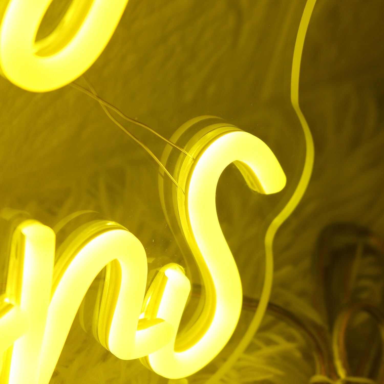 Just Beeyou Creations Yellow Led Neon Sign - Shineneon