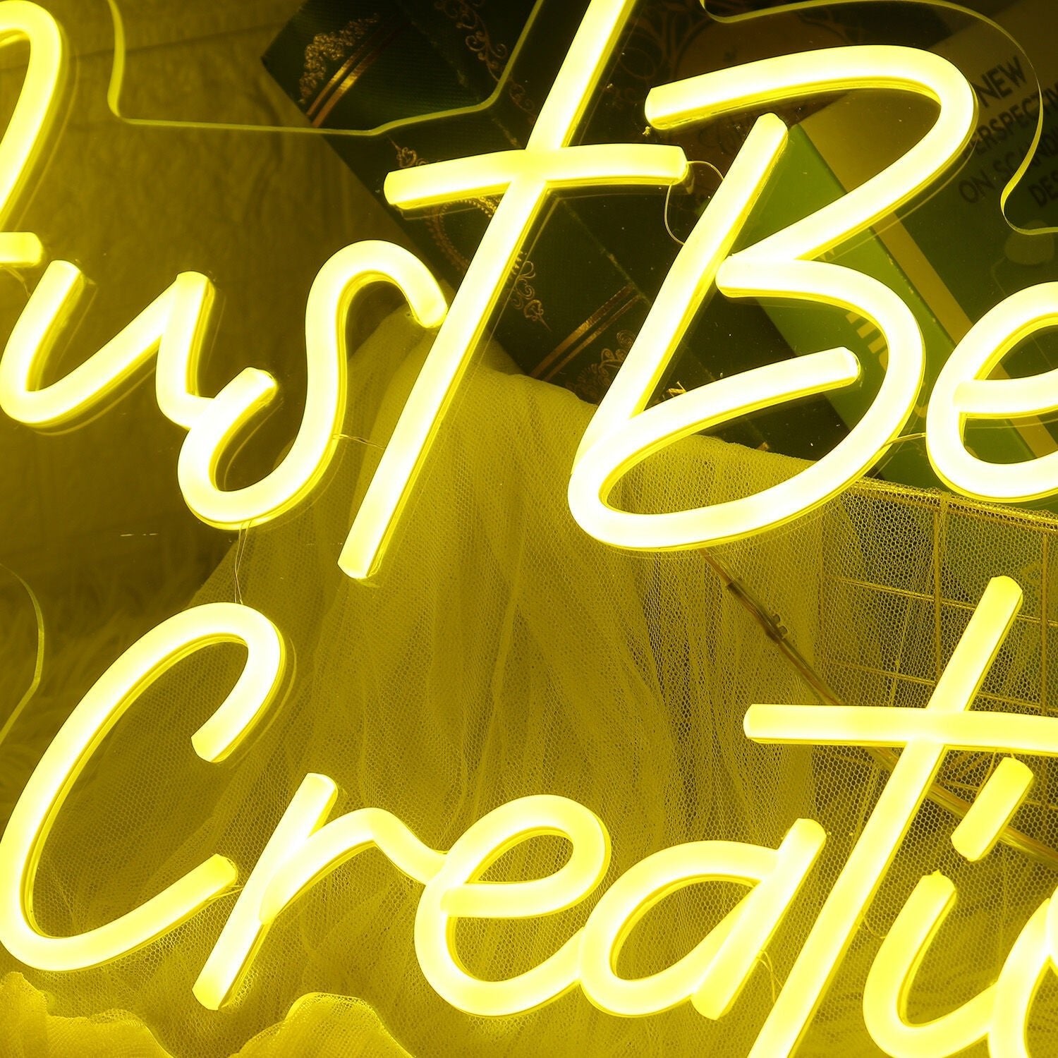 Just Beeyou Creations Yellow Led Neon Sign - Shineneon