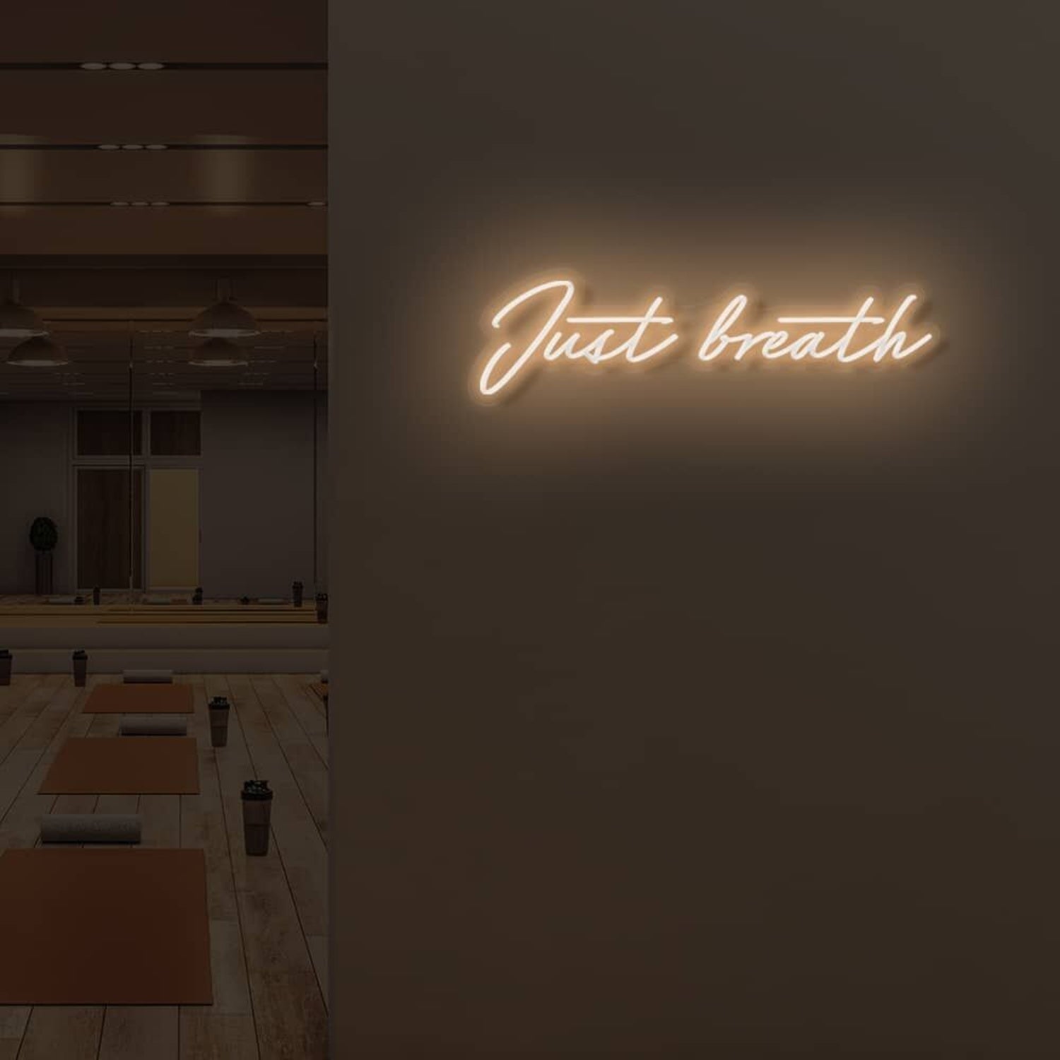 Just Breathe Led Sign | Shineneon
