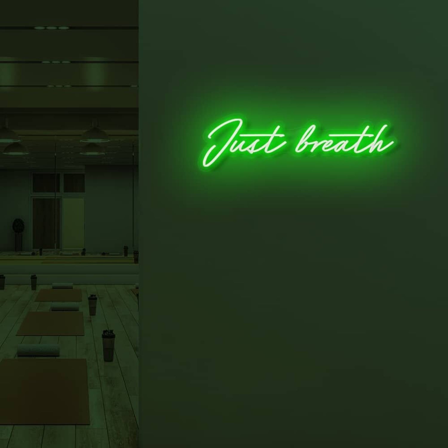 Just Breathe Led Sign | Shineneon