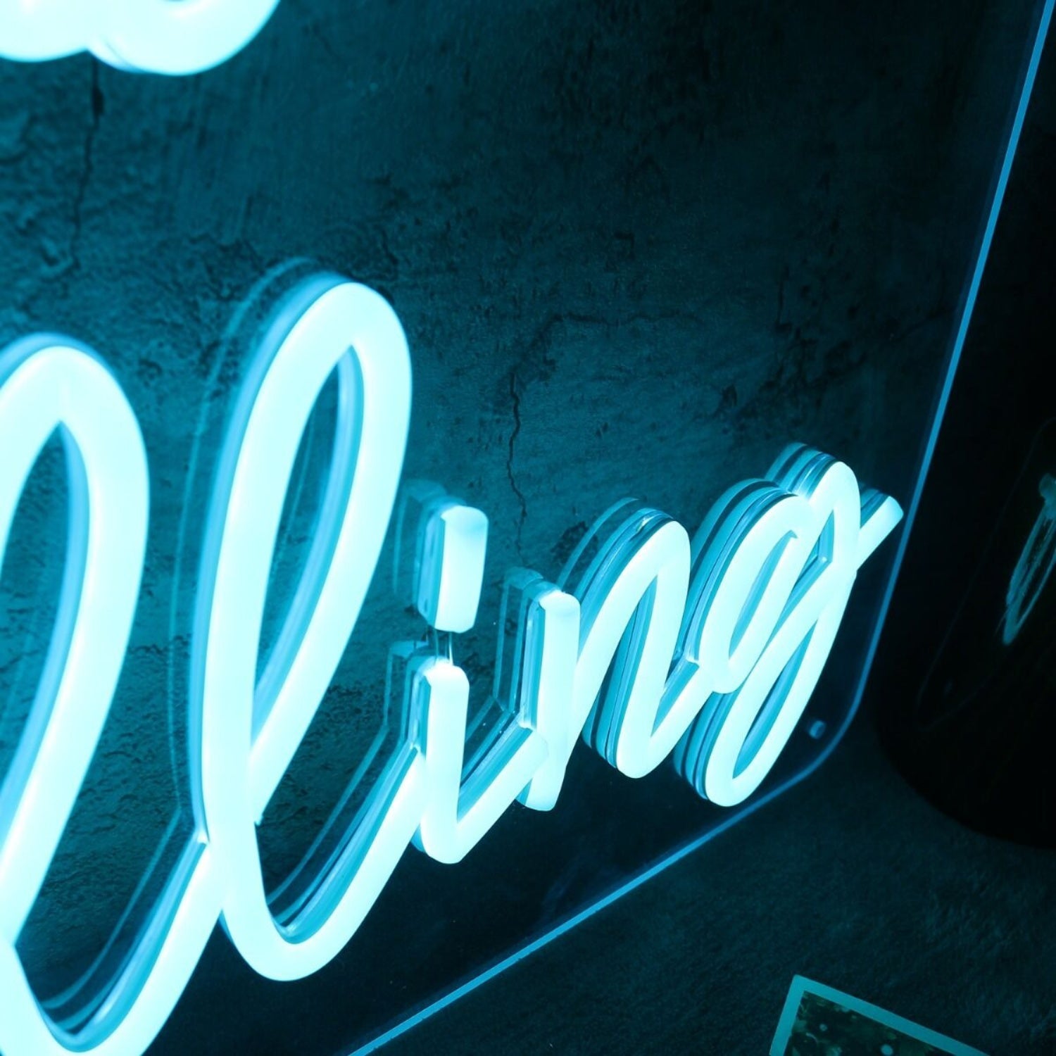 Just Chilling Blue Custom Led Neon Sign - Shineneon