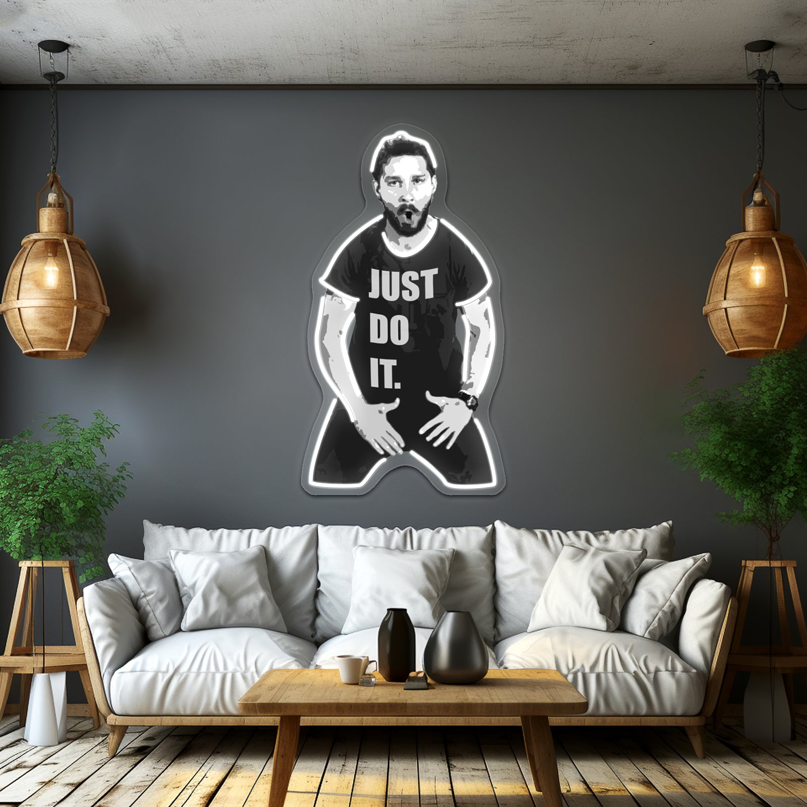 Just Do It Shia Labeouf Artwork Neon Signs For Sale | Shineneon