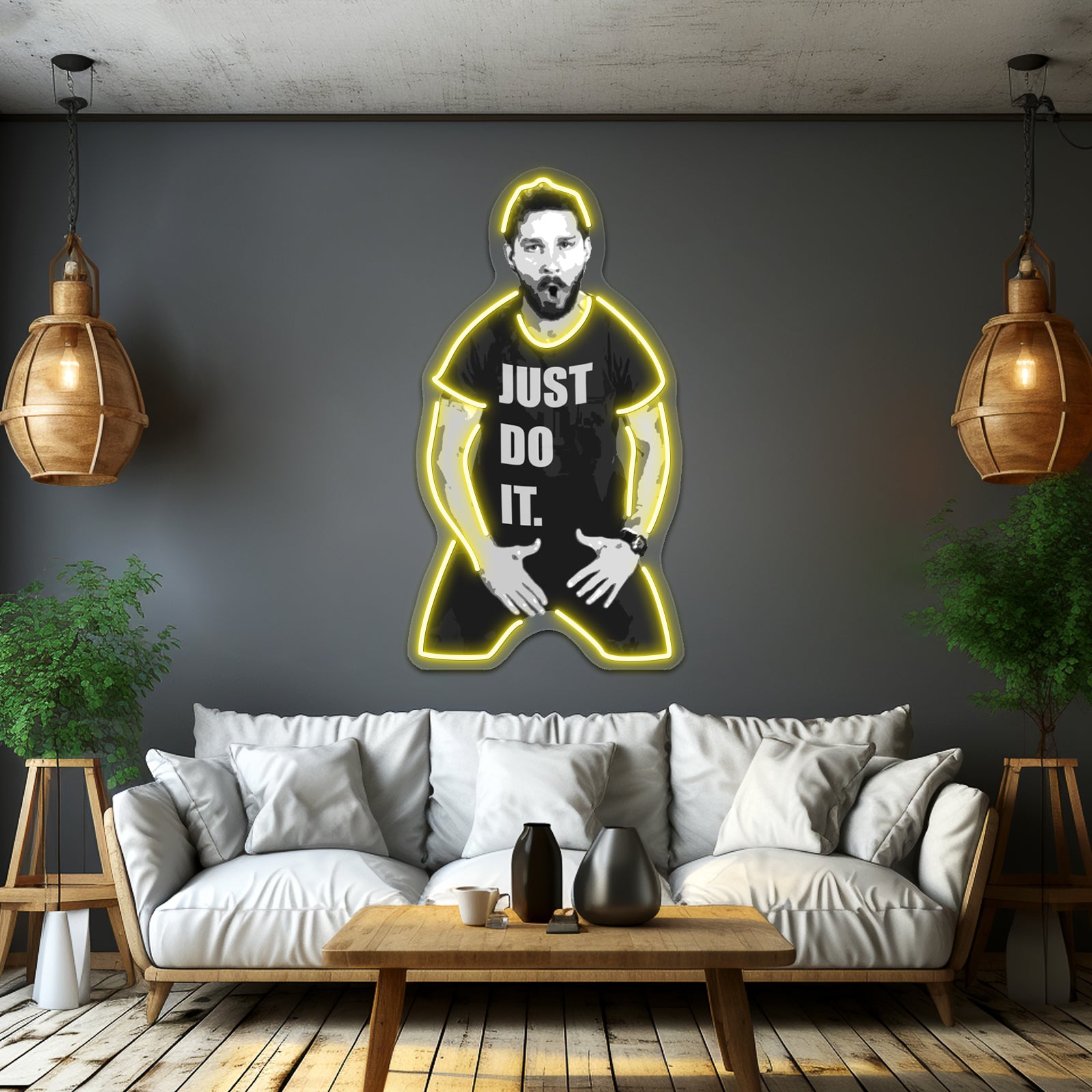 Just Do It Shia Labeouf Artwork Neon Signs For Sale | Shineneon