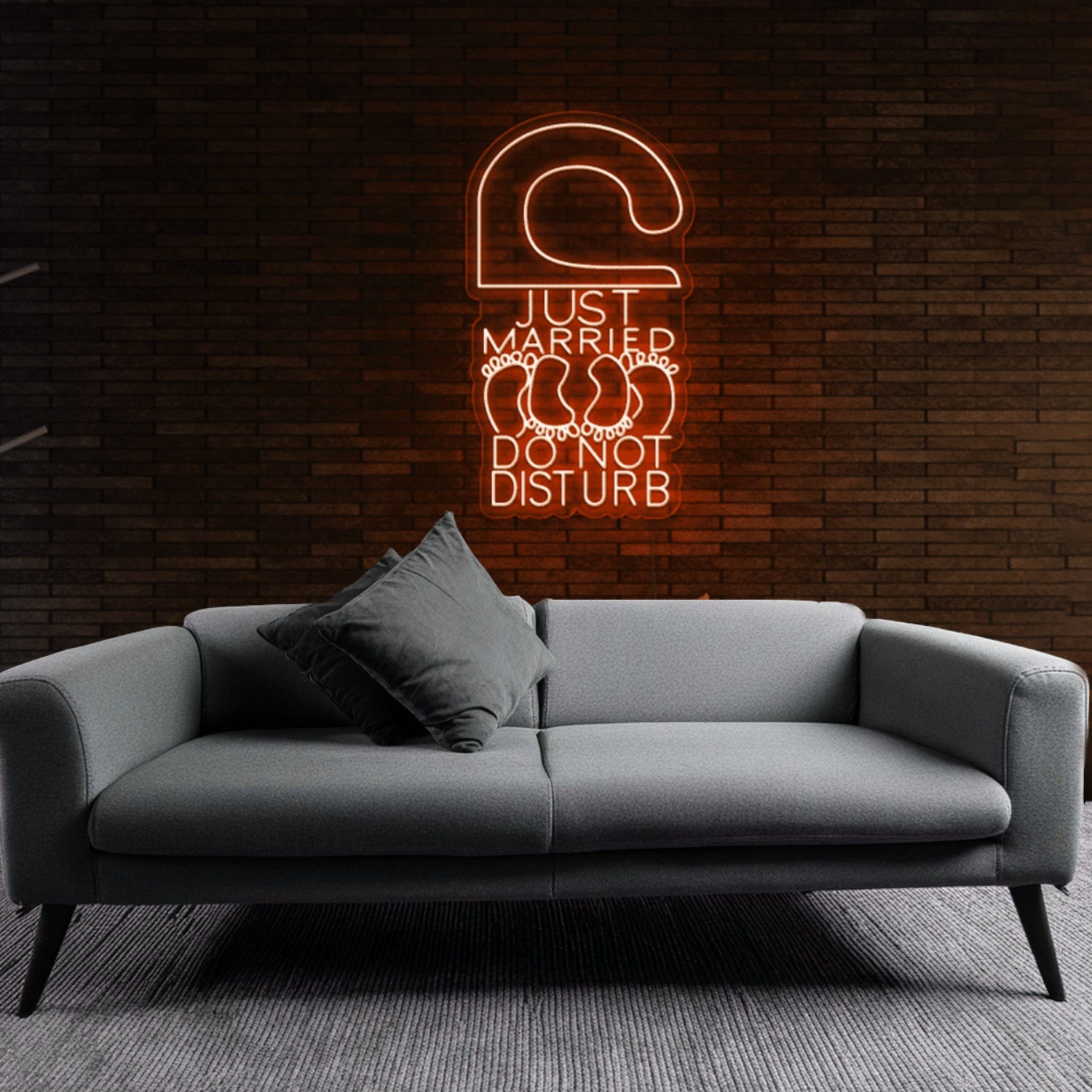Just Married Do Not Disturb Romantic Wedding Sign Neon | Shineneon