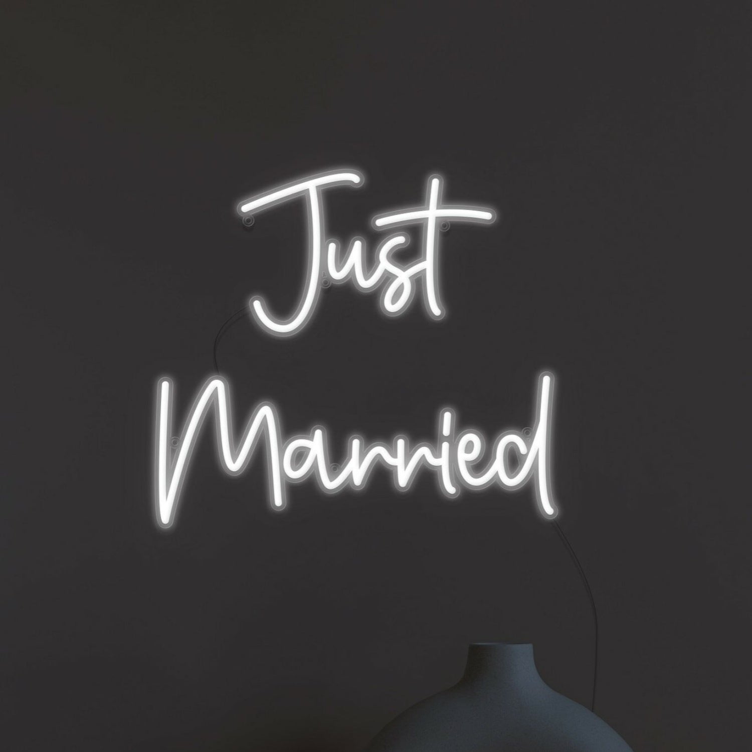 Just Married Led Neon Sign Wall Art | Shineneon