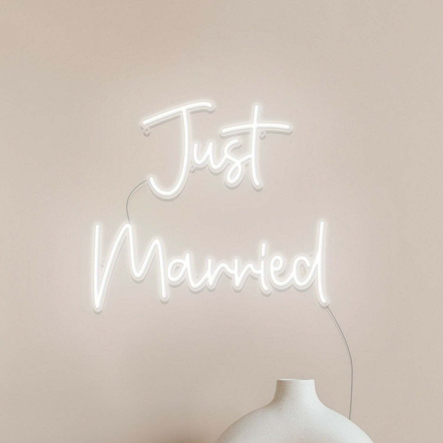 Just Married Neon Sign | Shineneon