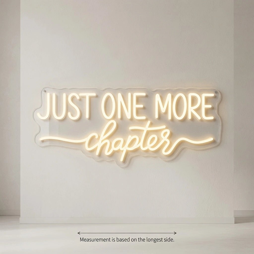 Just One More Charter LED Neon Sign - Shineneon