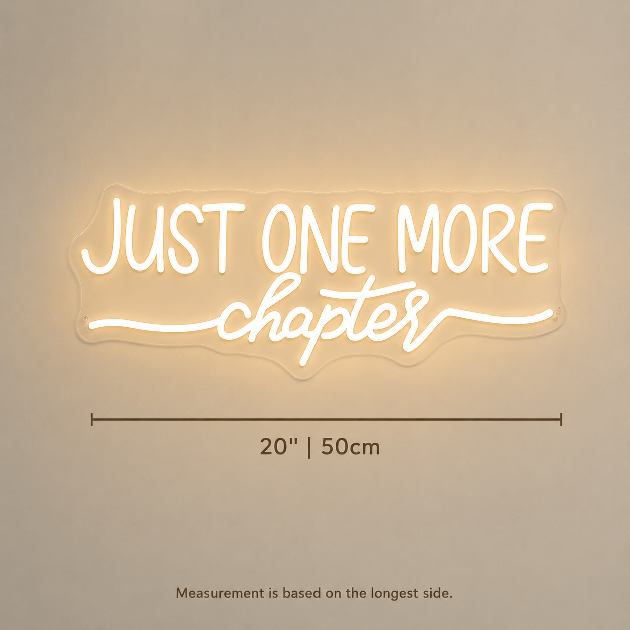 Just One More Copies Wall Decor LED Neon Sign - 04 Size Image