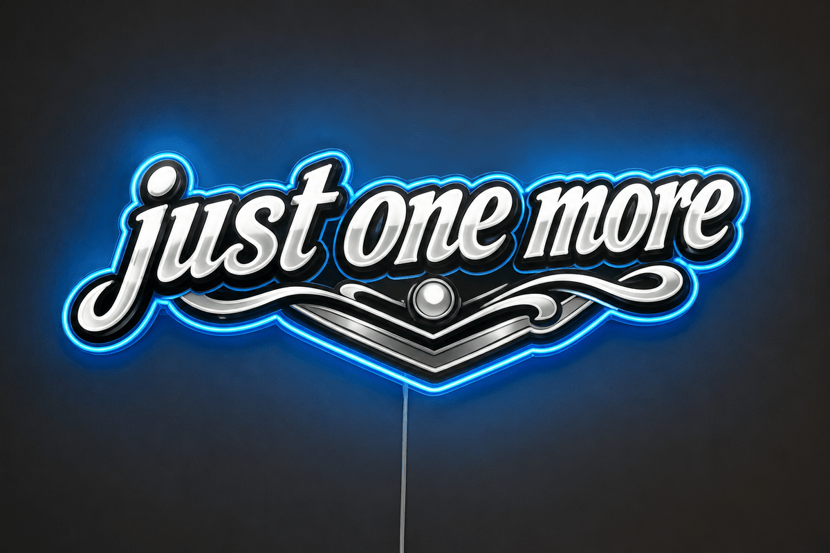 just one more Custom LED Neon Sign - Shineneon