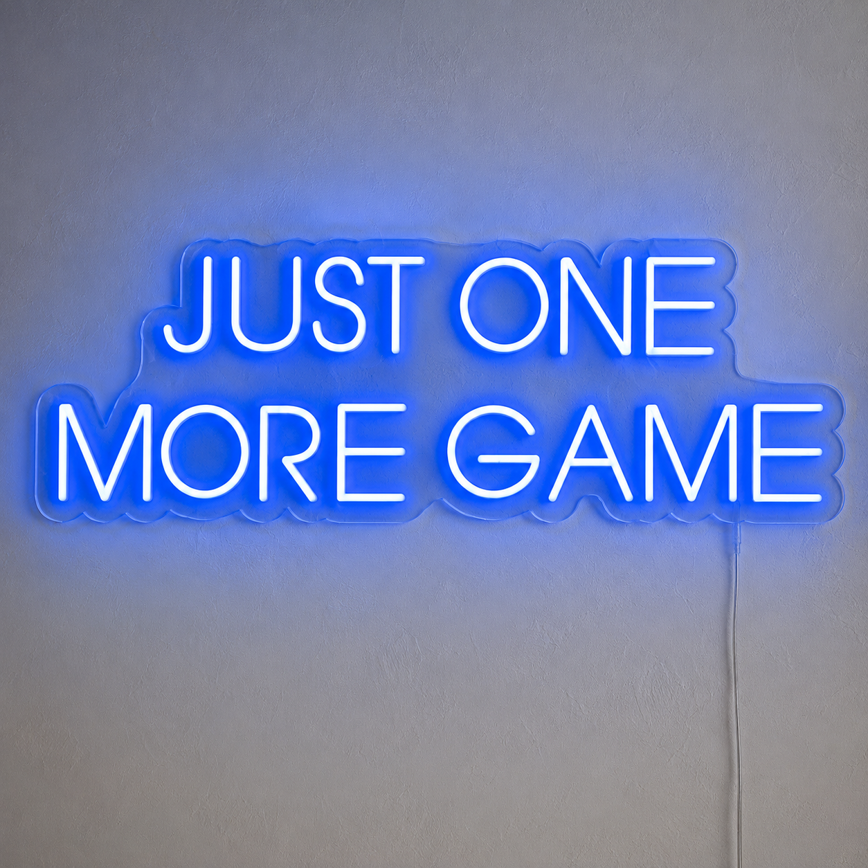 Just One More Game Wall Basement LED Neon Sign main product image