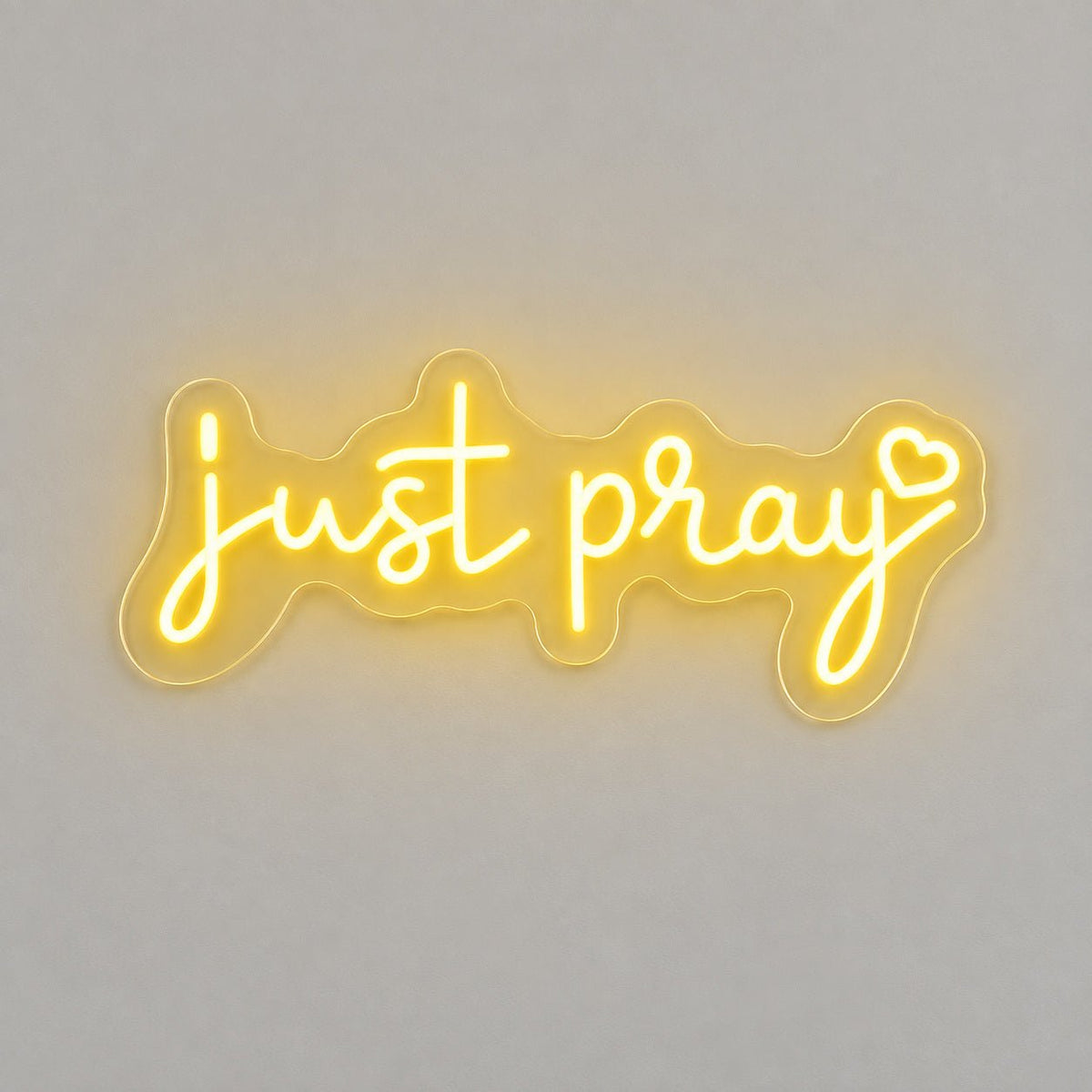 Just Pray LED Neon Sign - Shineneon