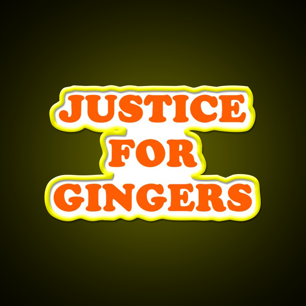Justice For Gingers Beer Bar Decor Led Neon Sign Rgb Color - LED neon sign view 7
