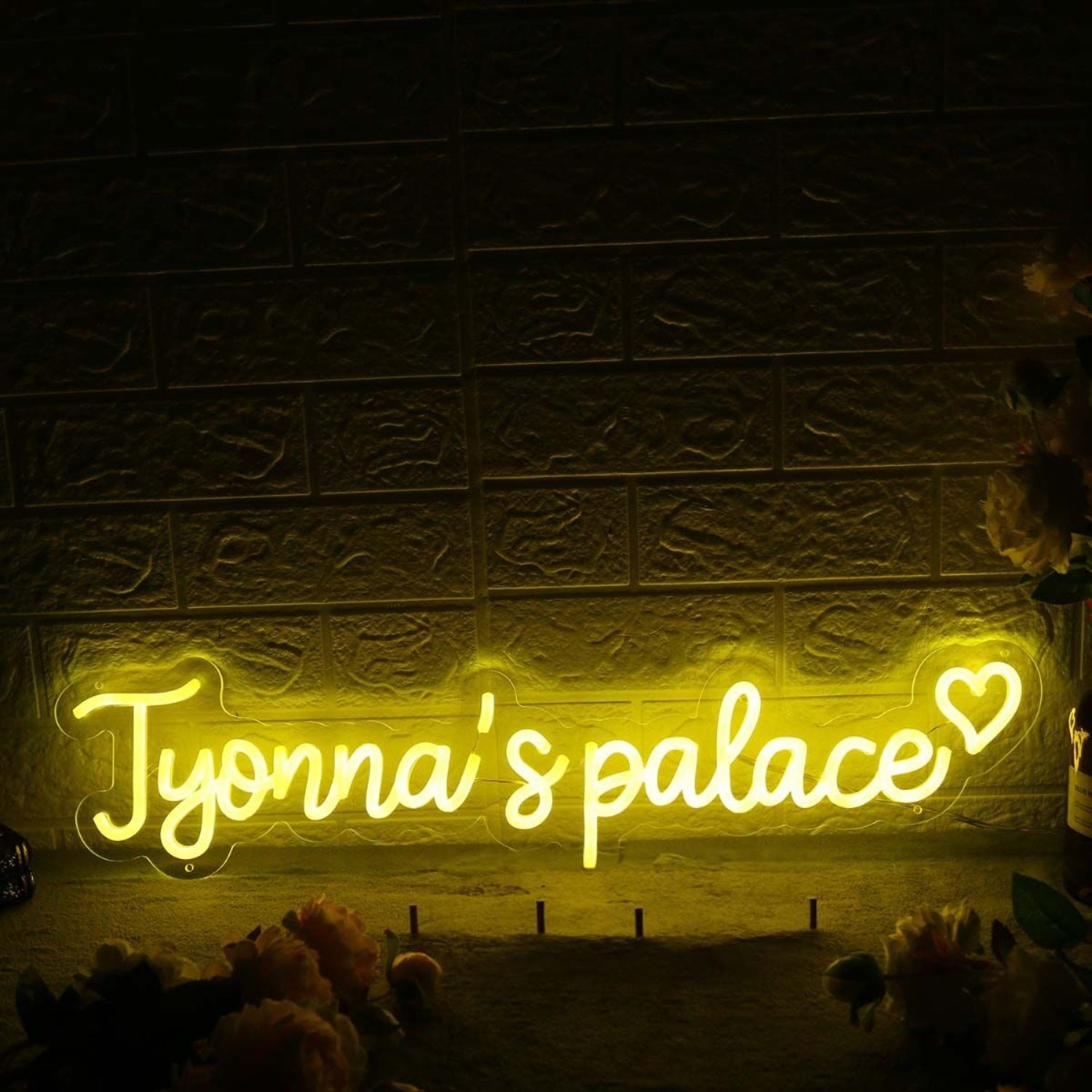Jyonnas Palace Yellow Led Neon Sign - Shineneon