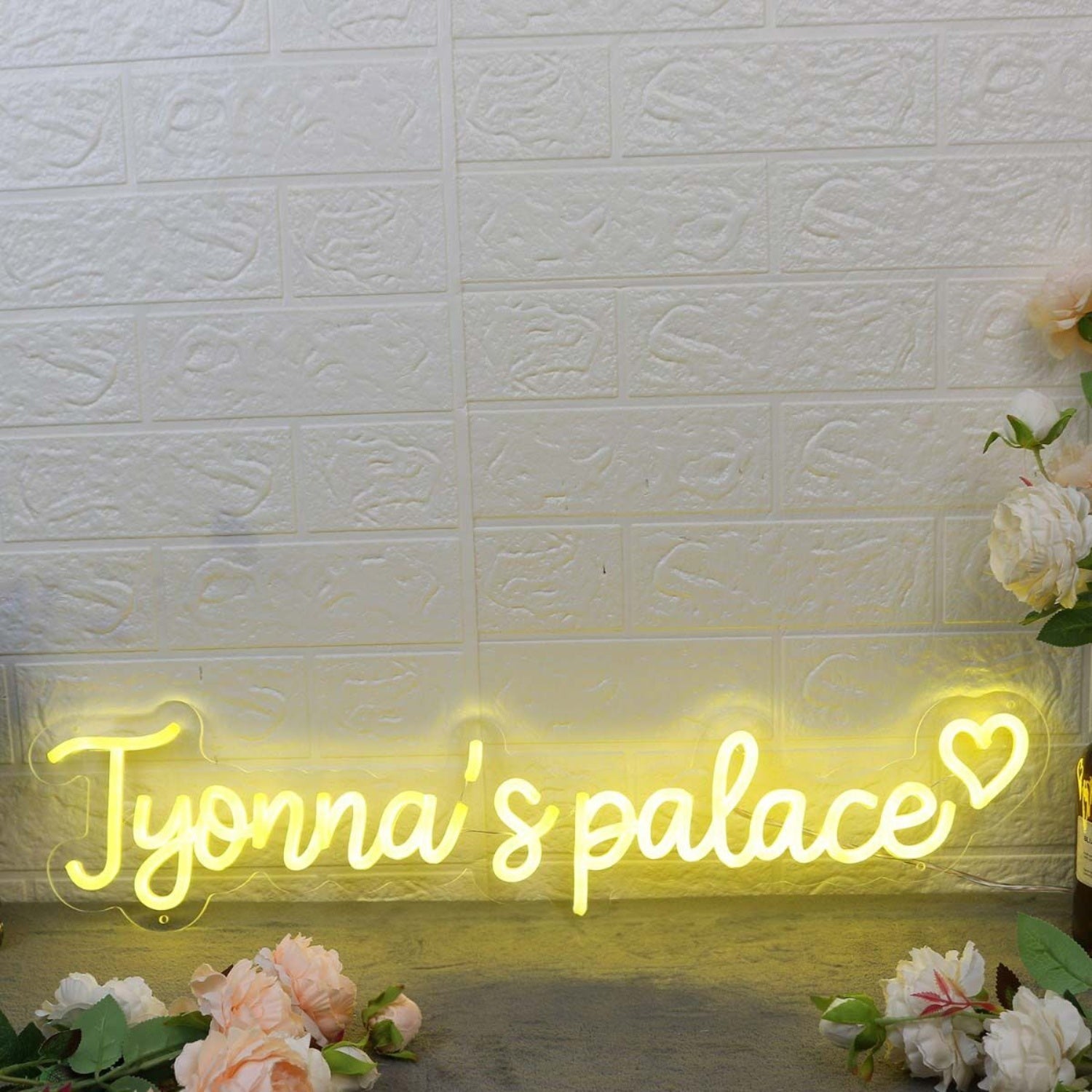 Jyonnas Palace Yellow Led Neon Sign - Shineneon