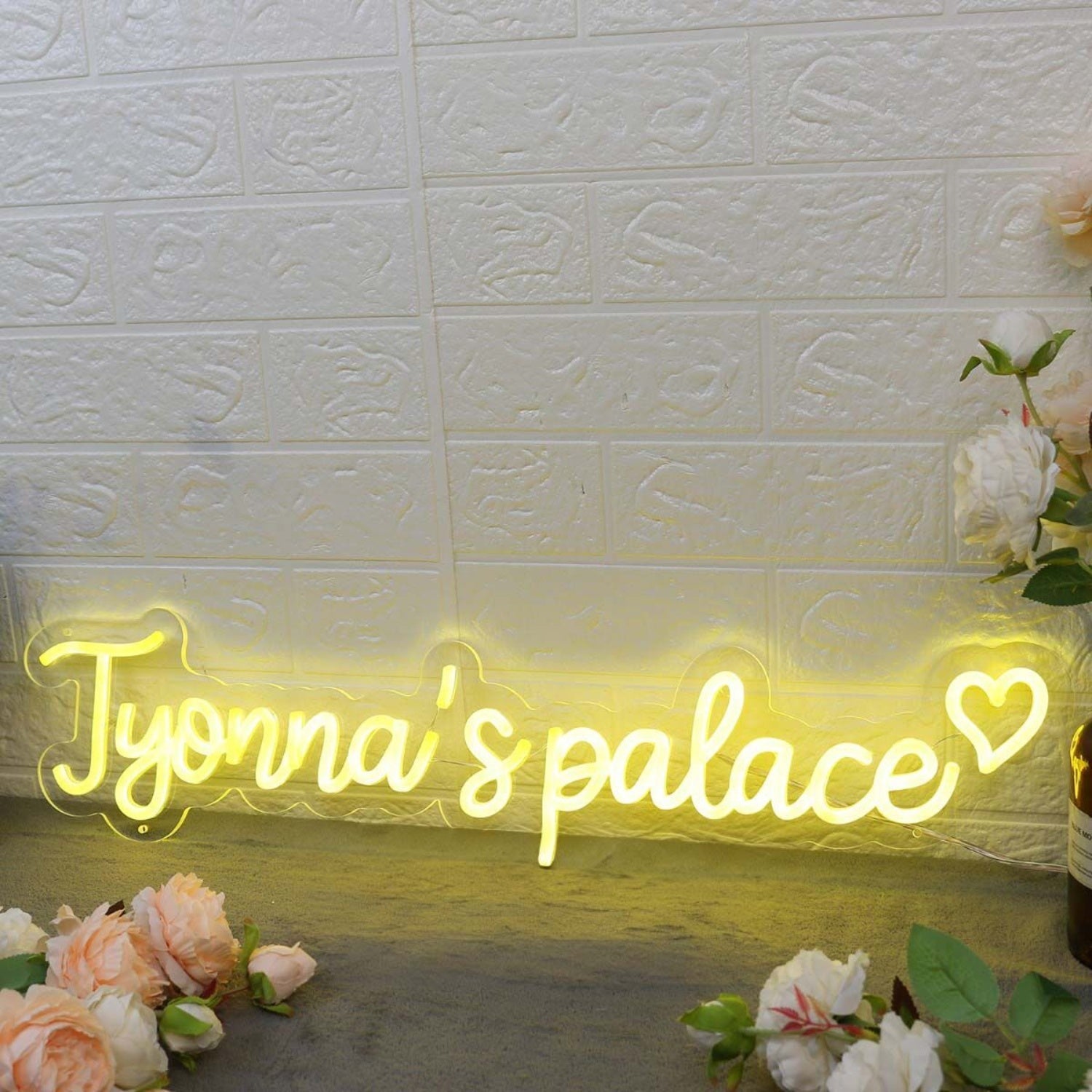 Jyonnas Palace Yellow Led Neon Sign - Shineneon