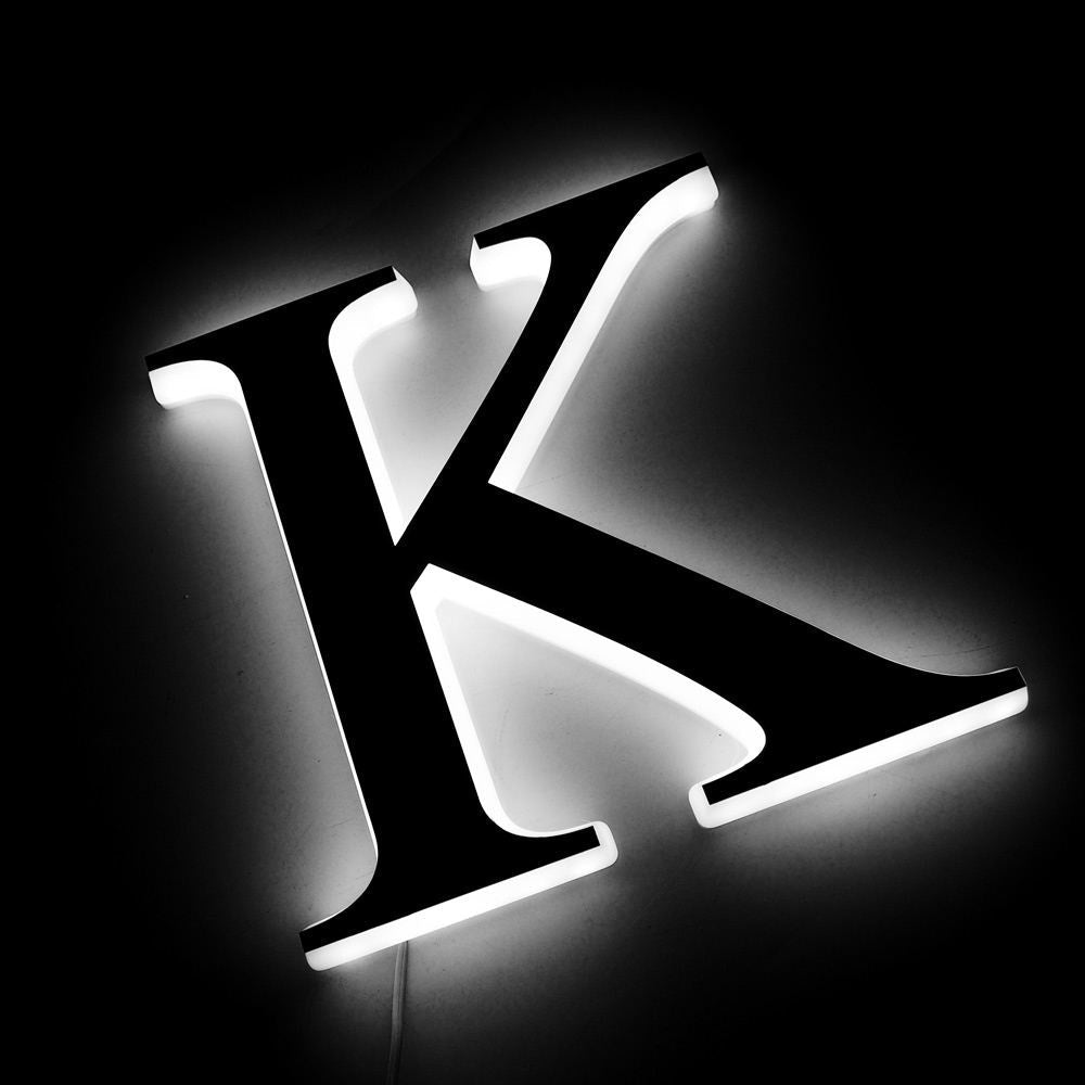 K 3D Backlit Channel Letters Led Light Sign - Shineneon