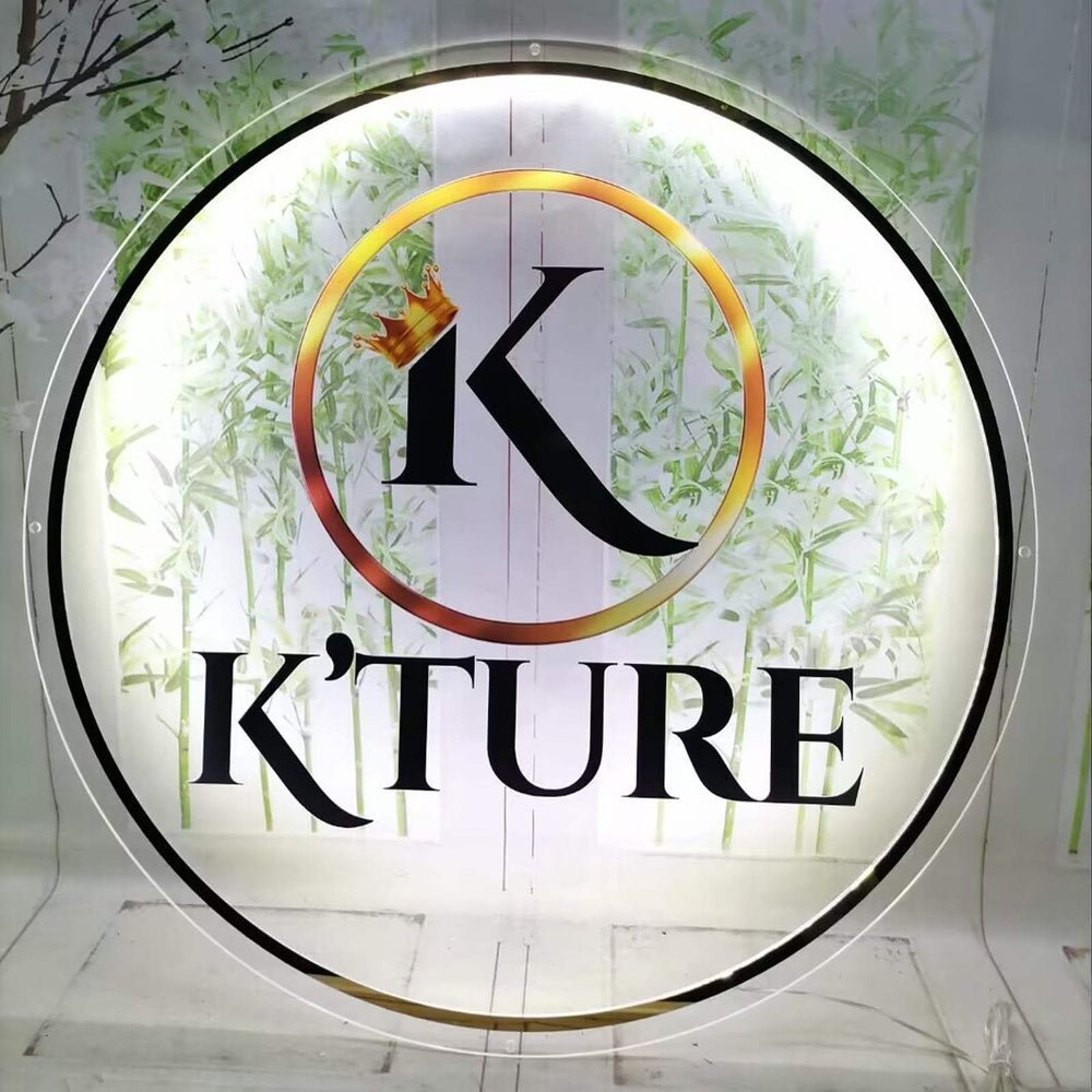 K Ture Acrylic Business Logo Sign - Shineneon