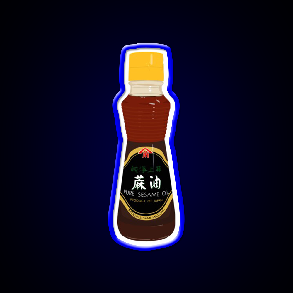 Kadoya Pure Sesame Oil Led Neon Sign Chinese Food Rgb Color