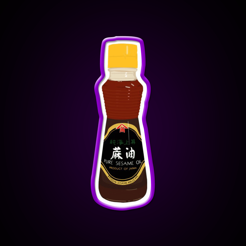 Kadoya Pure Sesame Oil Led Neon Sign Chinese Food Rgb Color - Shineneon