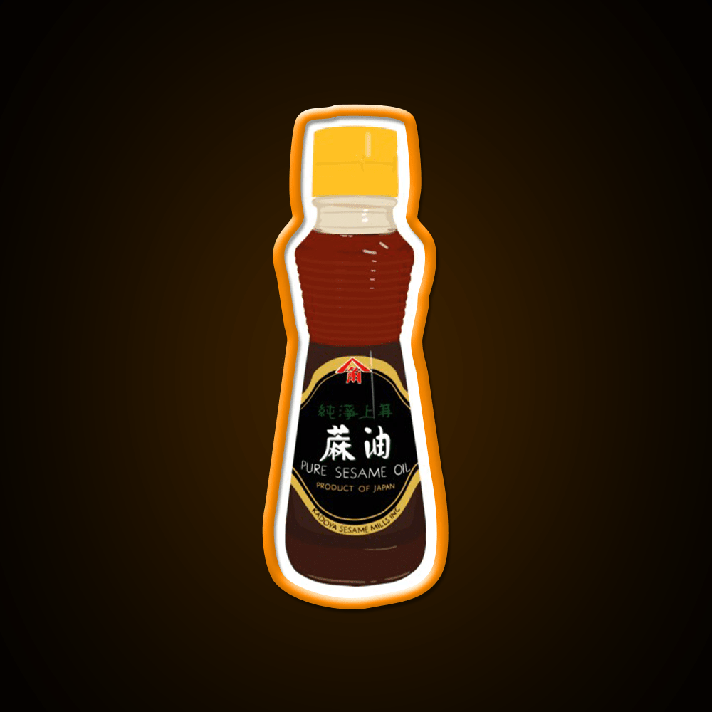 Kadoya Pure Sesame Oil Led Neon Sign Chinese Food Rgb Color - Shineneon