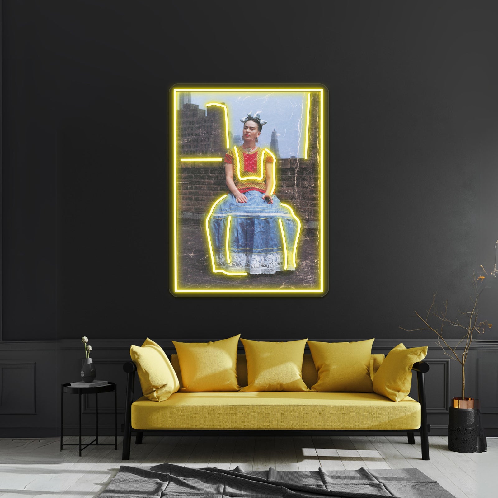Kahlo Pop Artwork Neon Signs For Sale | Shineneon