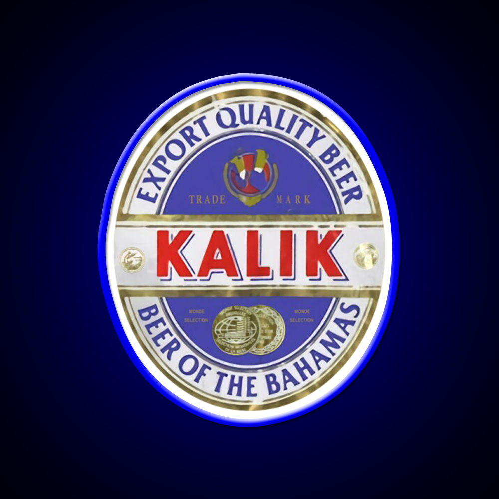 Kalik Drink Beer Logo Beer Bar Decor Led Neon Sign Rgb Color