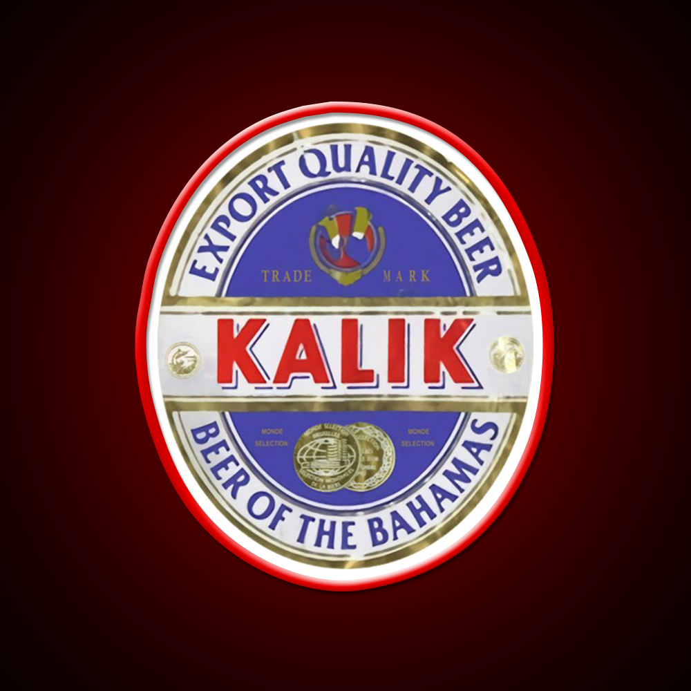 Kalik Drink Beer Logo Beer Bar Decor Led Neon Sign Rgb Color
