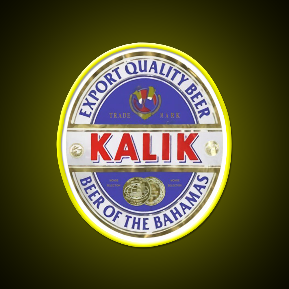 Kalik Drink Beer Logo Beer Bar Decor Led Neon Sign Rgb Color