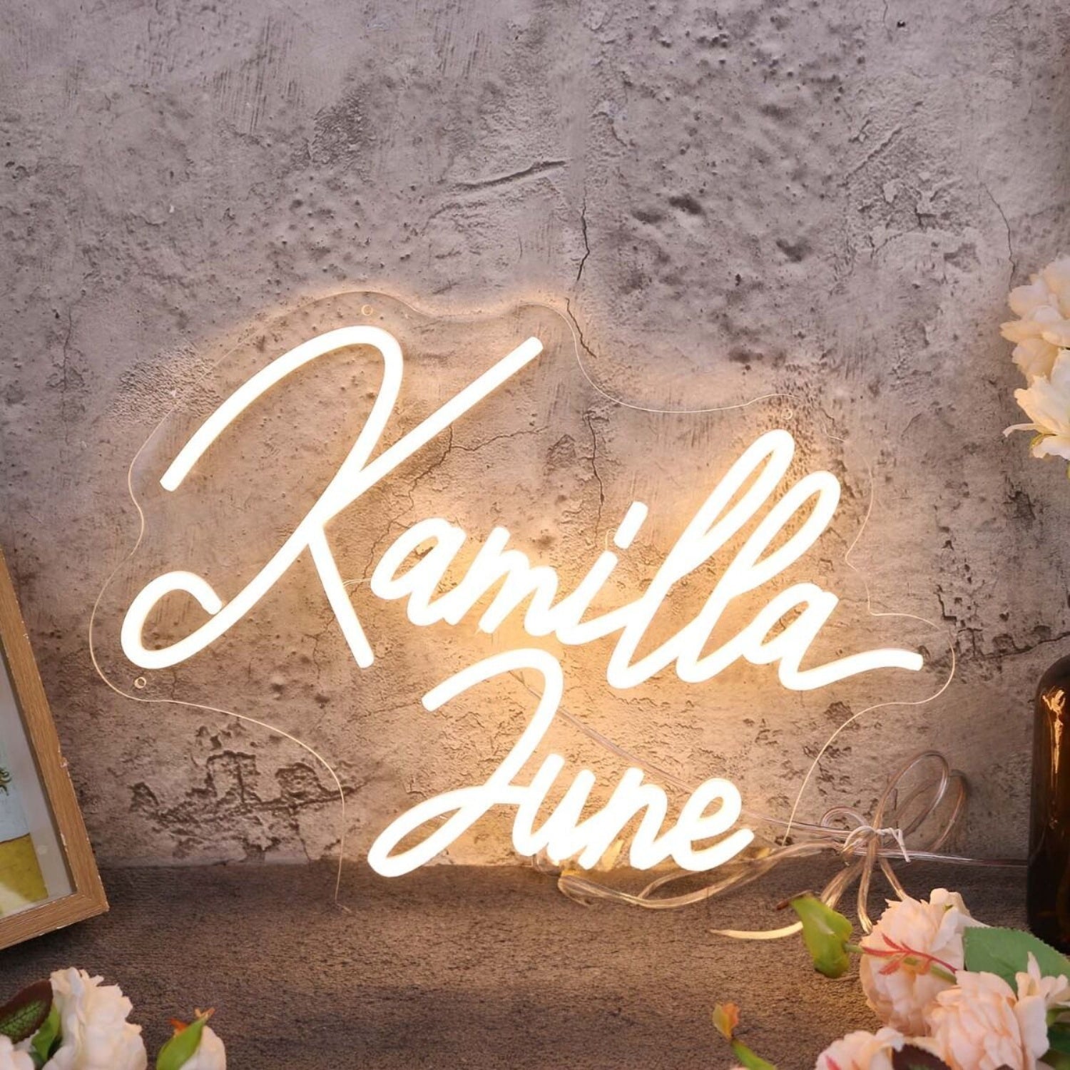 Kamilla June Yellow Led Neon Sign - Shineneon