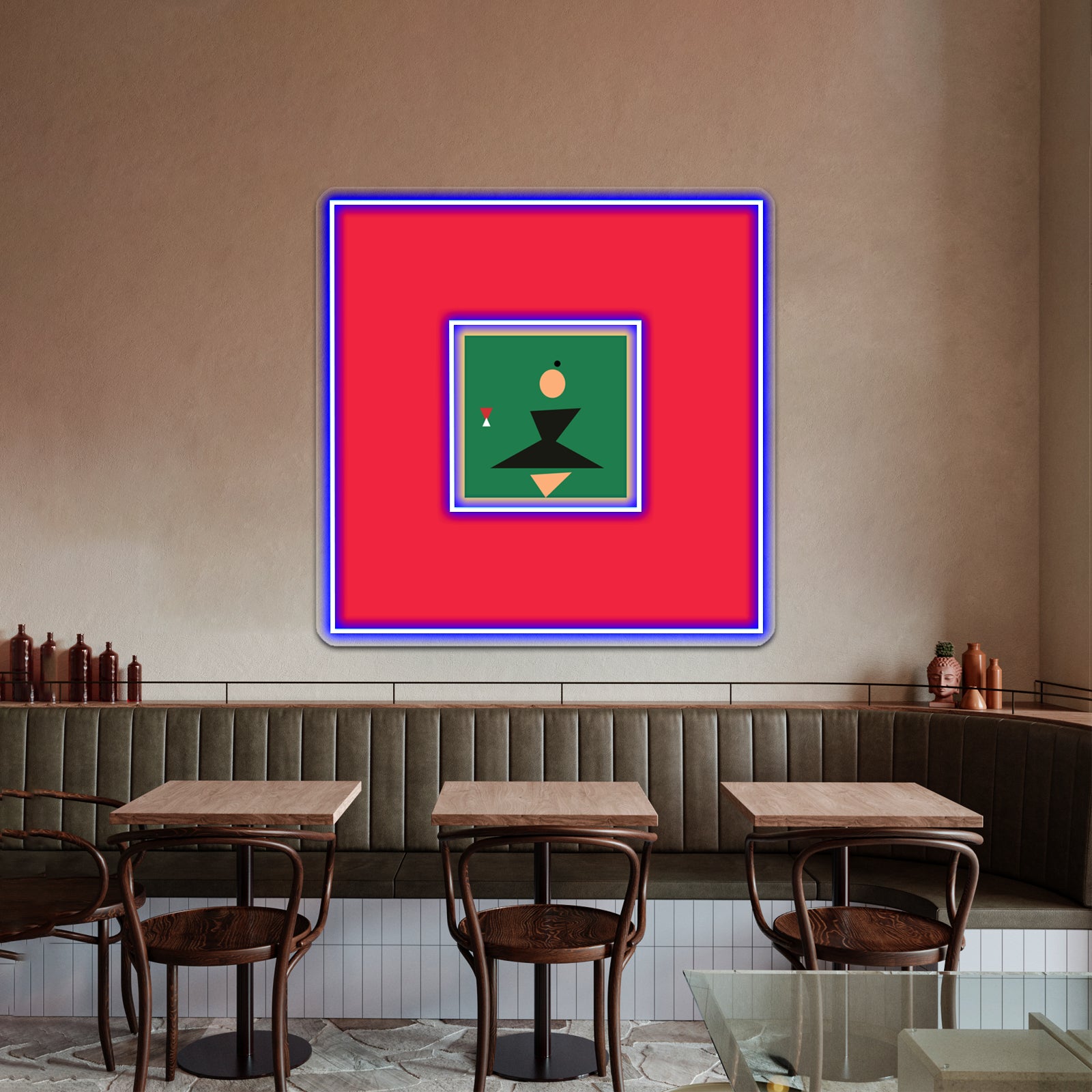 Kanye Abstract Album Art Wall Artwork Neon Signs | Shineneon