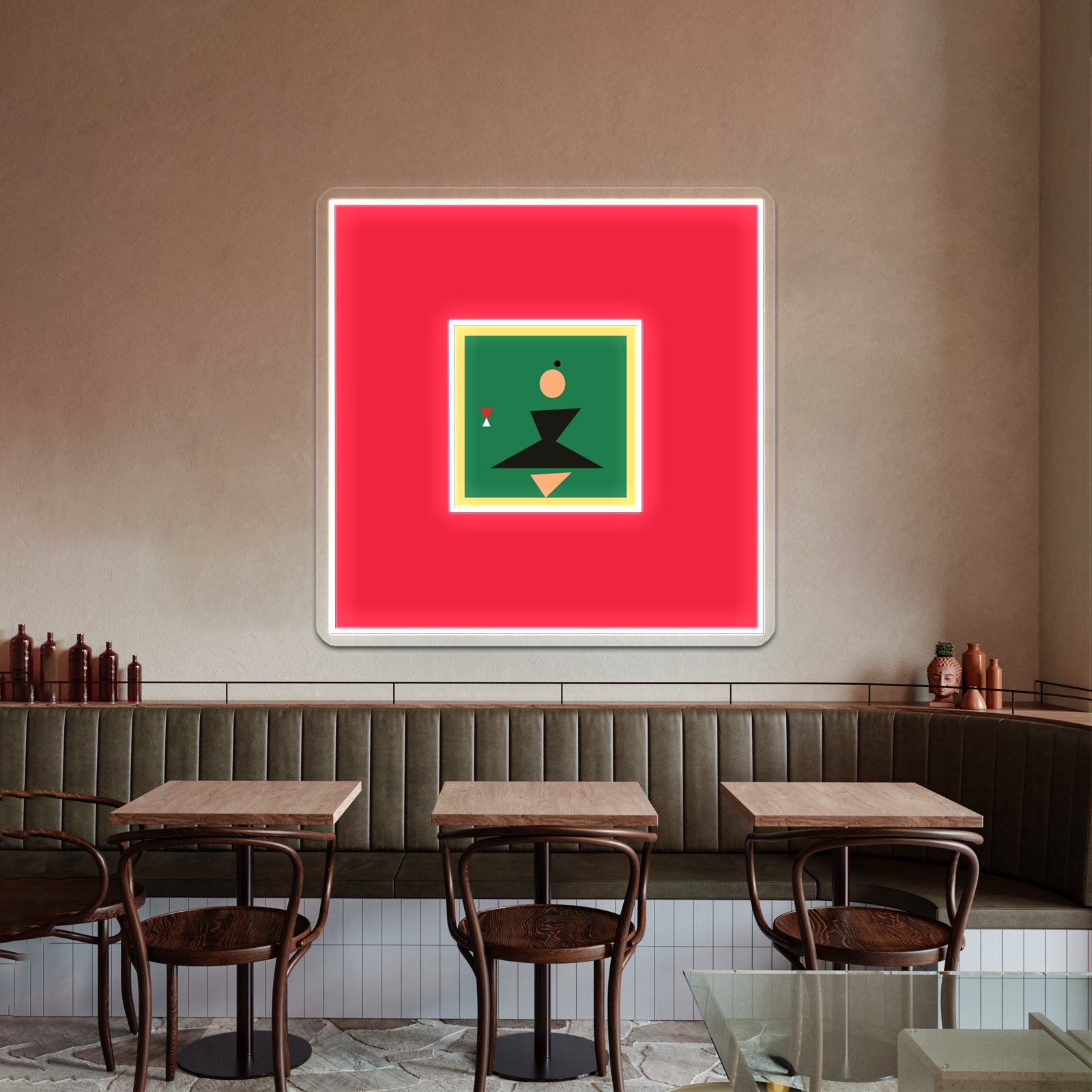 Kanye Abstract Album Art Wall Artwork Neon Signs | Shineneon