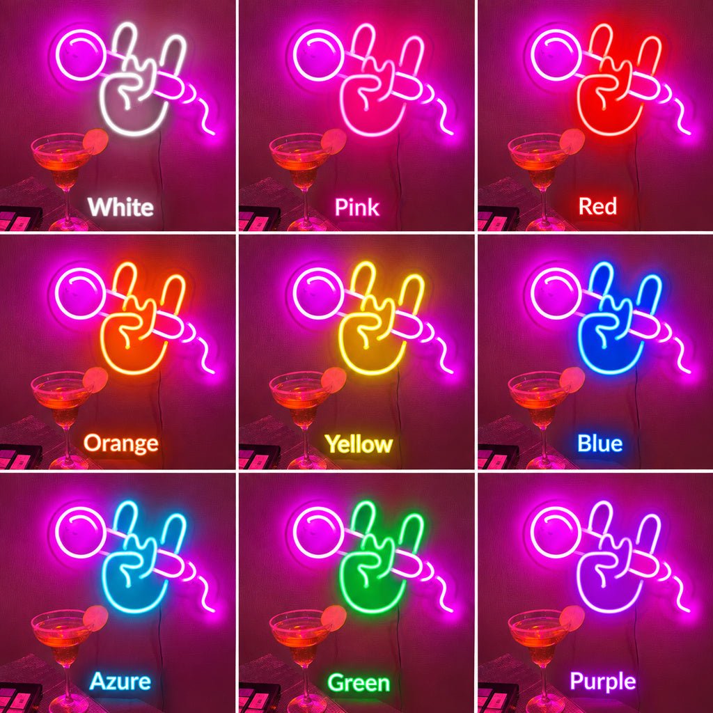 Karaoke Hand Microphone LED Neon Sign - Shineneon