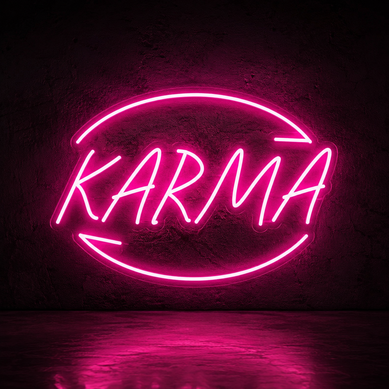 Karma Wall Decor LED Neon Sign - 02 High-Converting Product Image