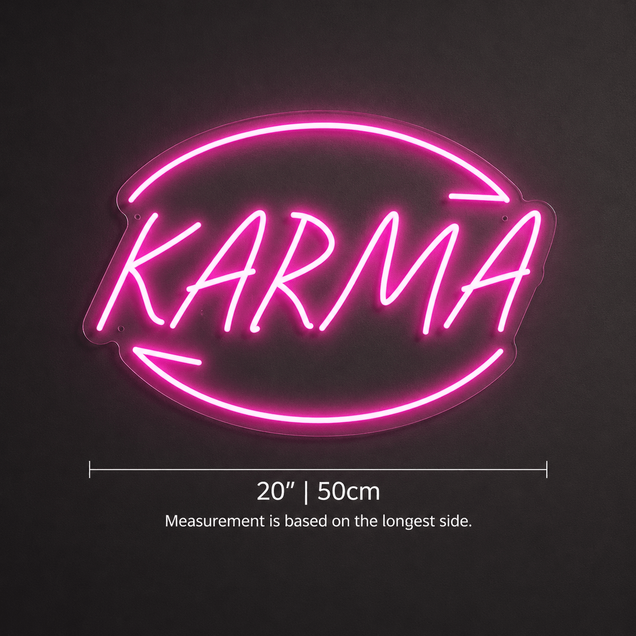Karma Wall Decor LED Neon Sign - Shineneon