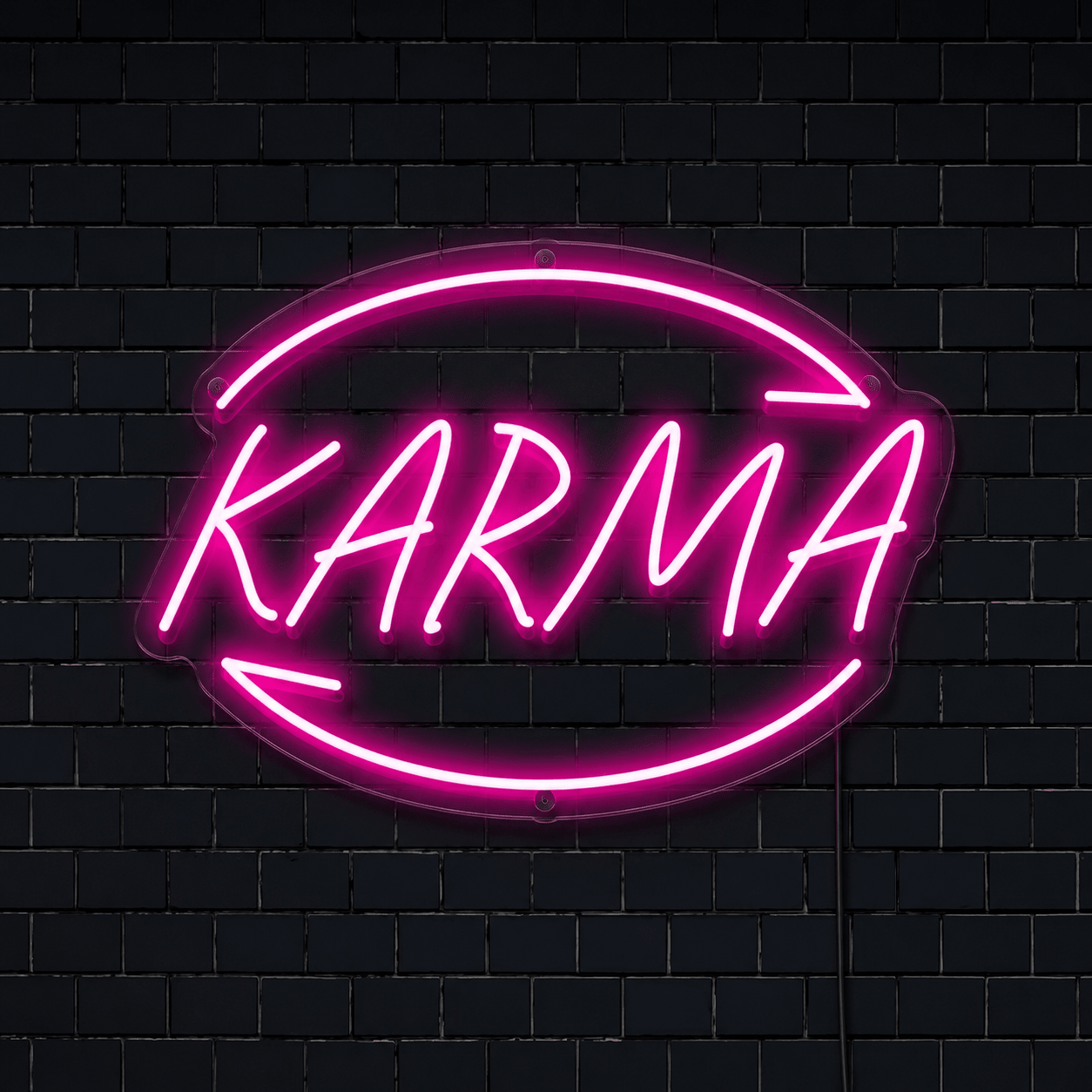 Karma Wall Decor LED Neon Sign - Shineneon