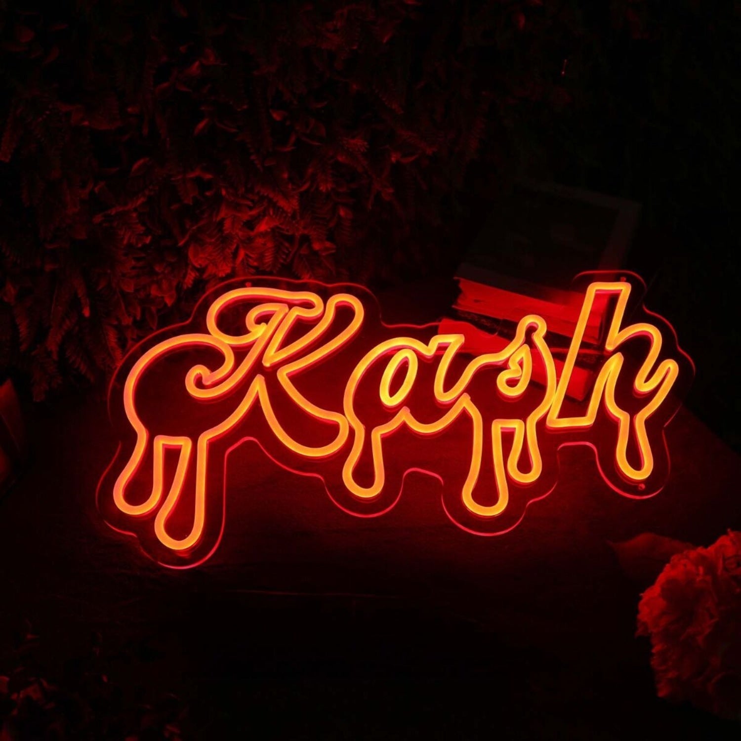 Kash Orange Led Neon Sign - Shineneon