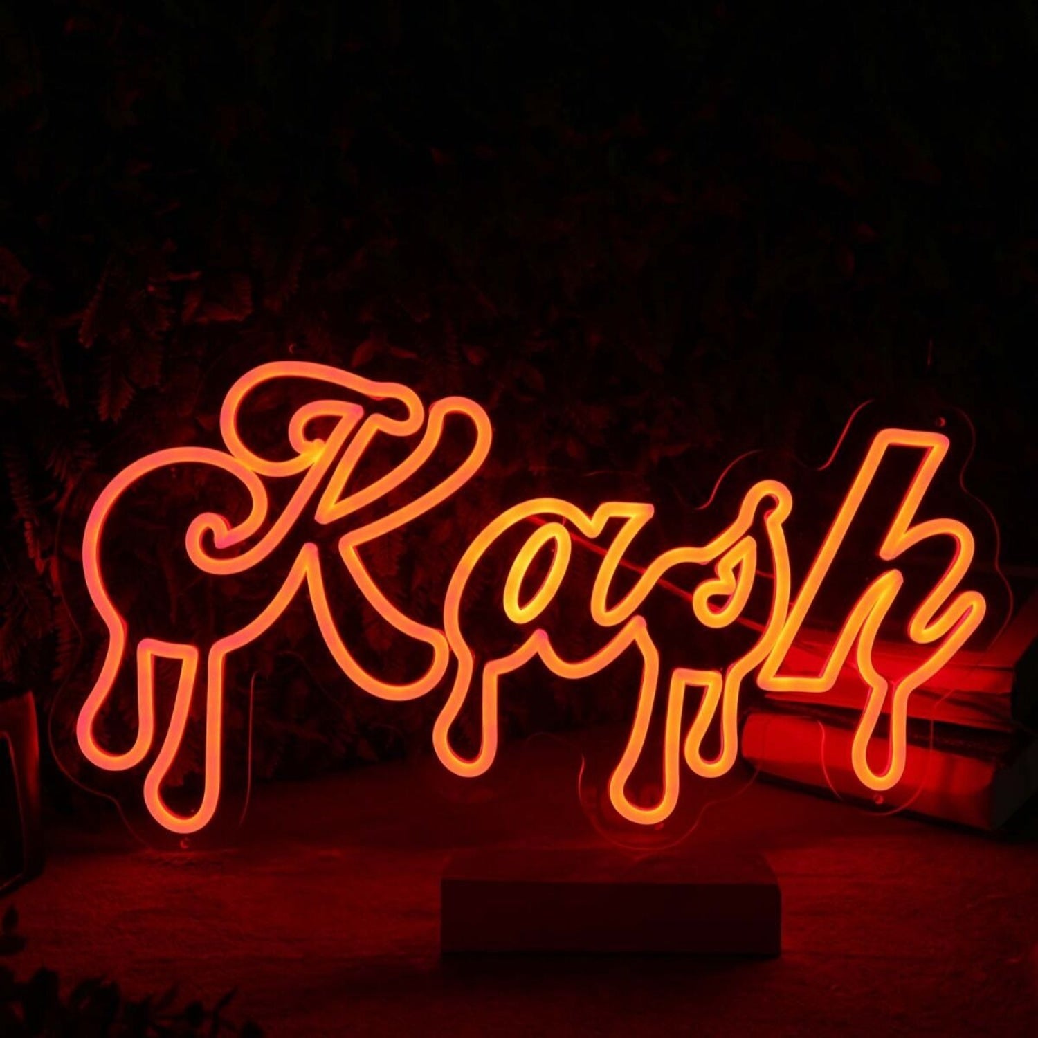 Kash Orange Led Neon Sign - Shineneon