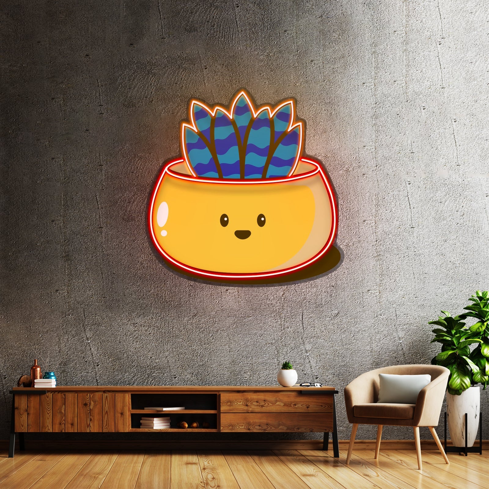 Kawaii Cactus Funny Led Neon Sign Light Custom Led Signs - Shineneon