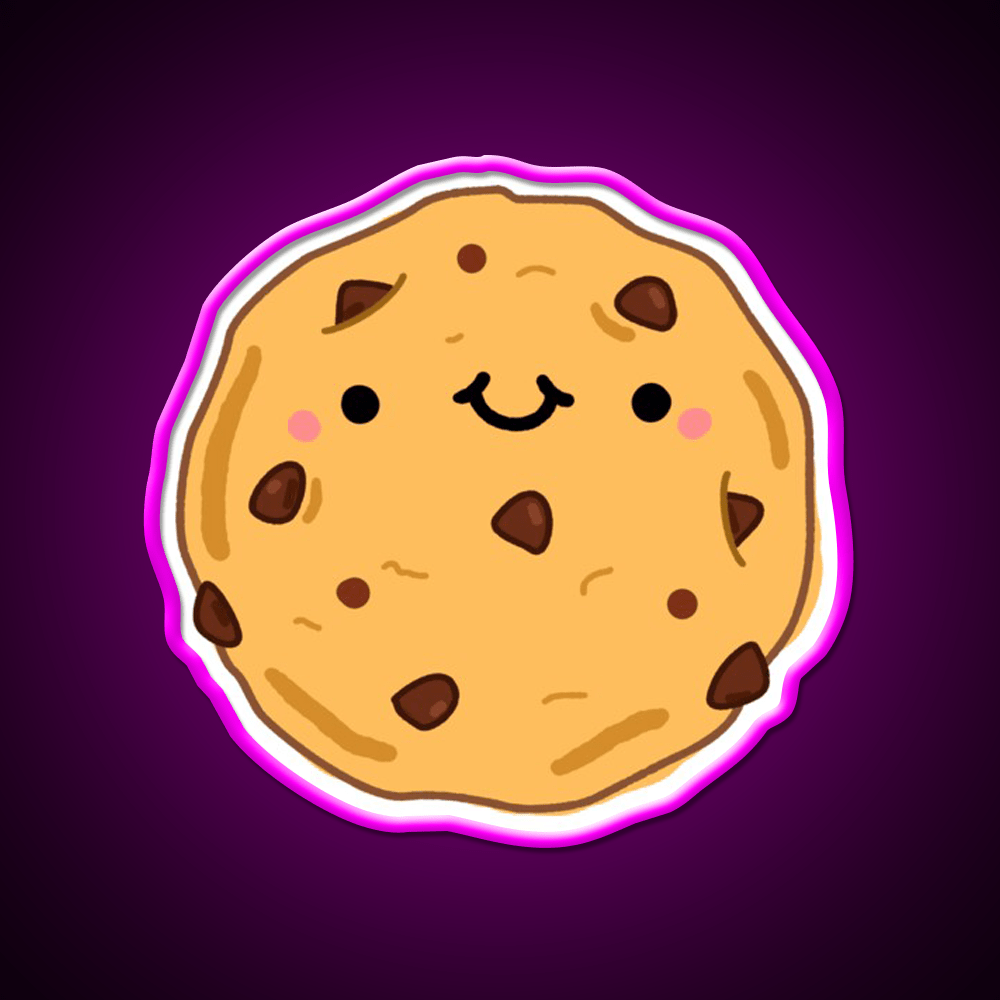 Kawaii Cookie Snack Food Led Neon Sign Rgb Color - Shineneon