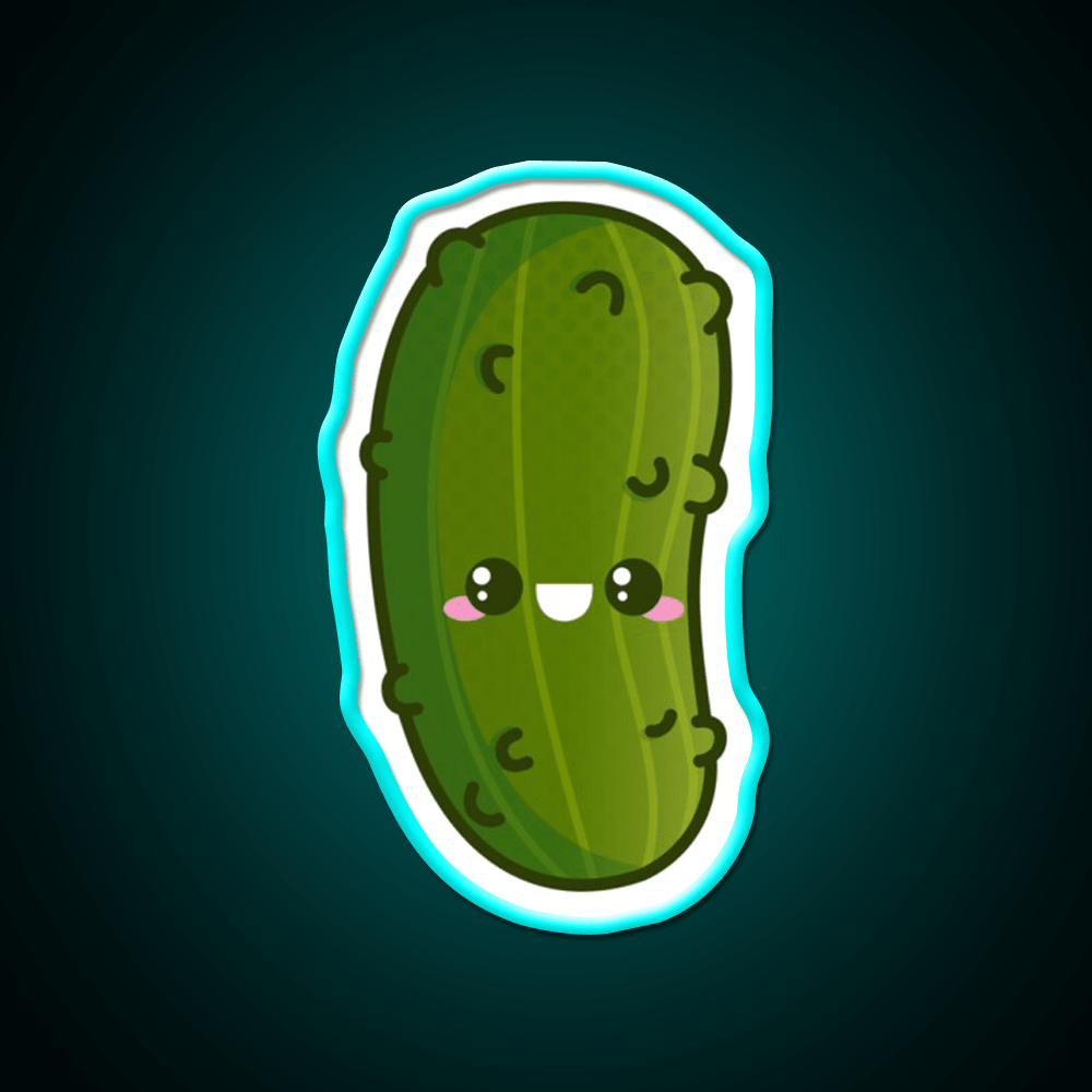 Kawaii Pickle Snack Food Led Neon Sign Rgb Color - Shineneon