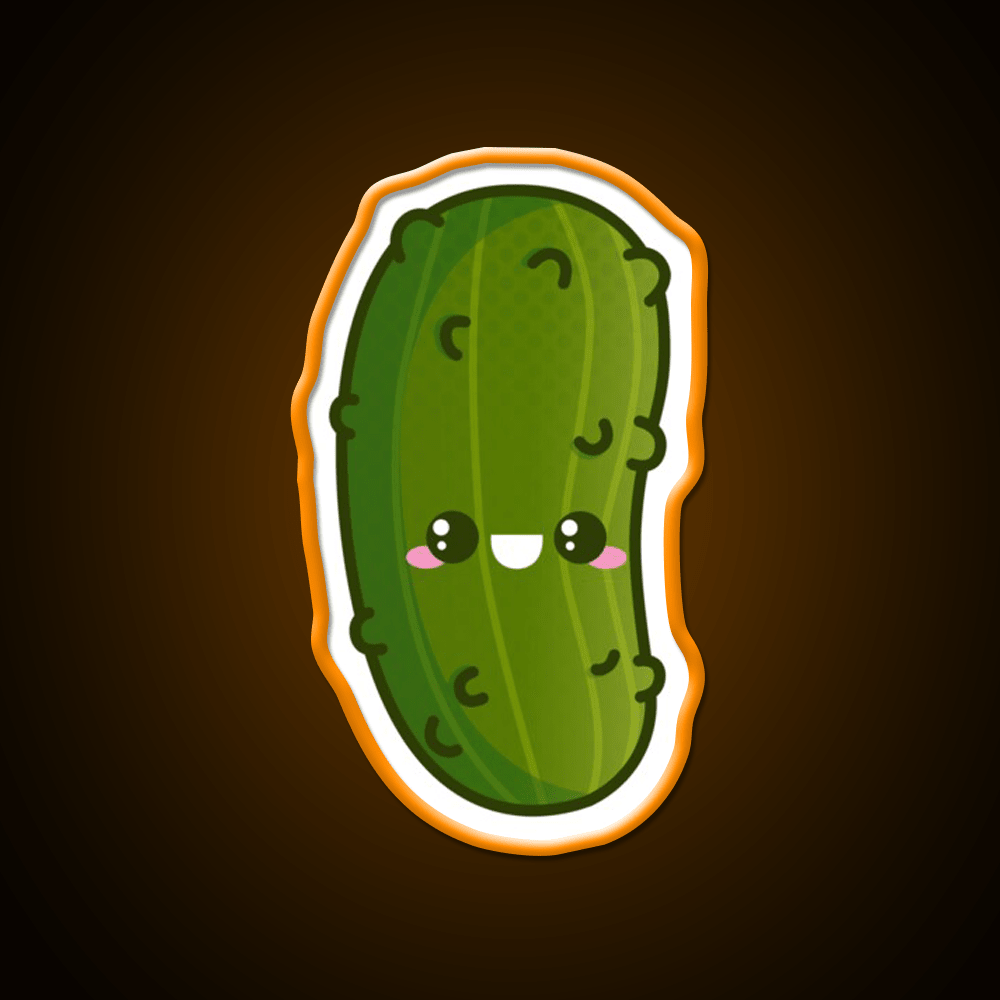 Kawaii Pickle Snack Food Led Neon Sign Rgb Color - Shineneon