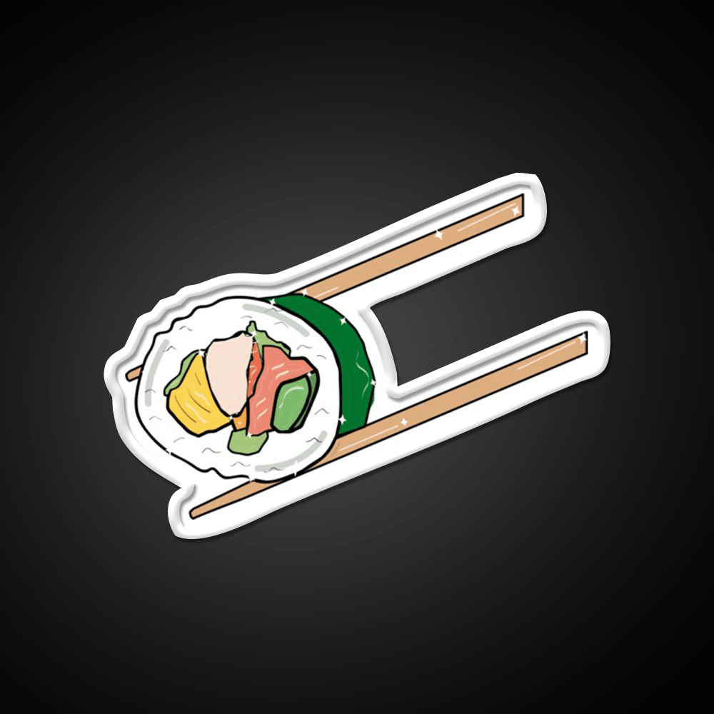 Kawaii Sushi Led Neon Sign Chinese Food Rgb Color - Shineneon