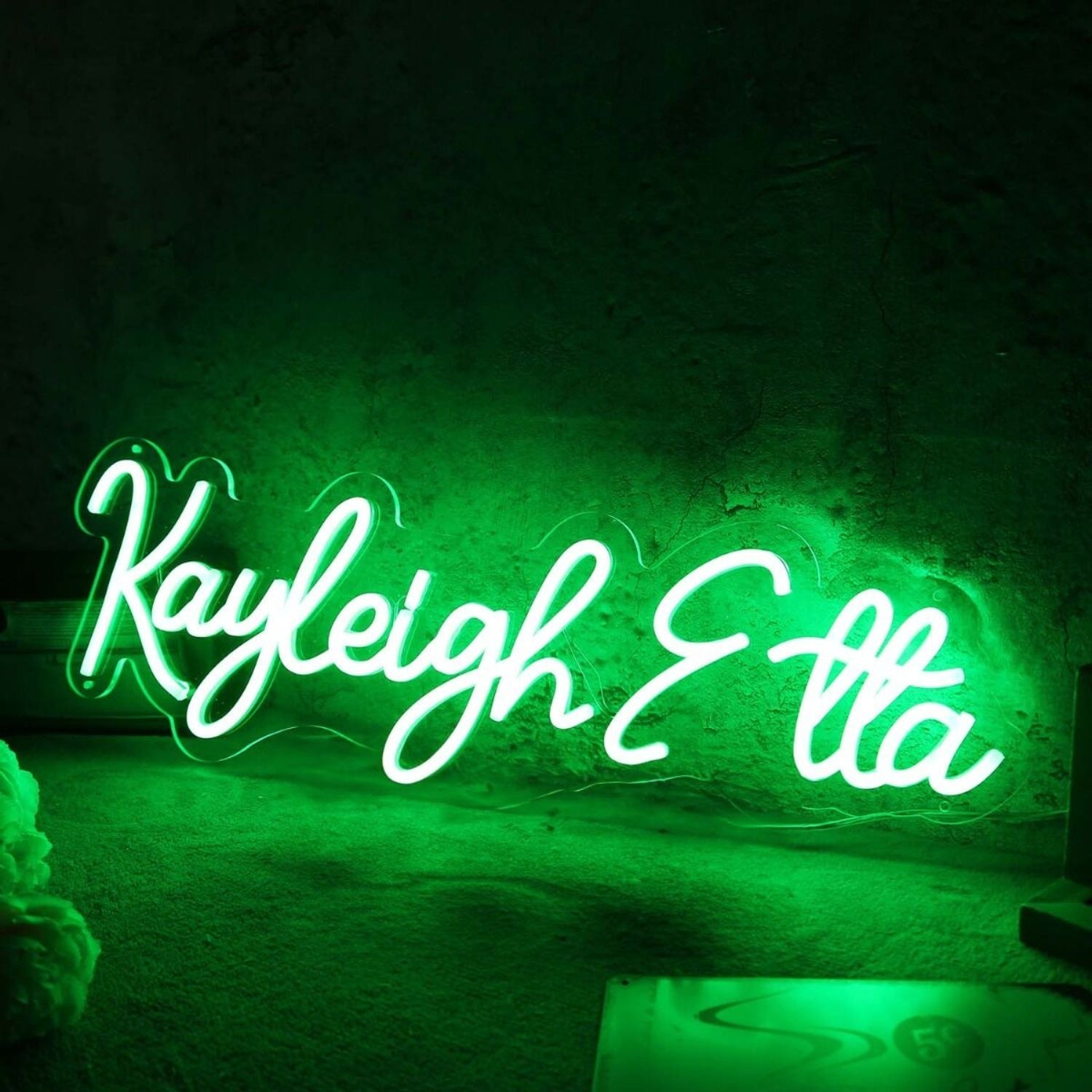 Kayleigh Etta Green Led Neon Sign - Shineneon