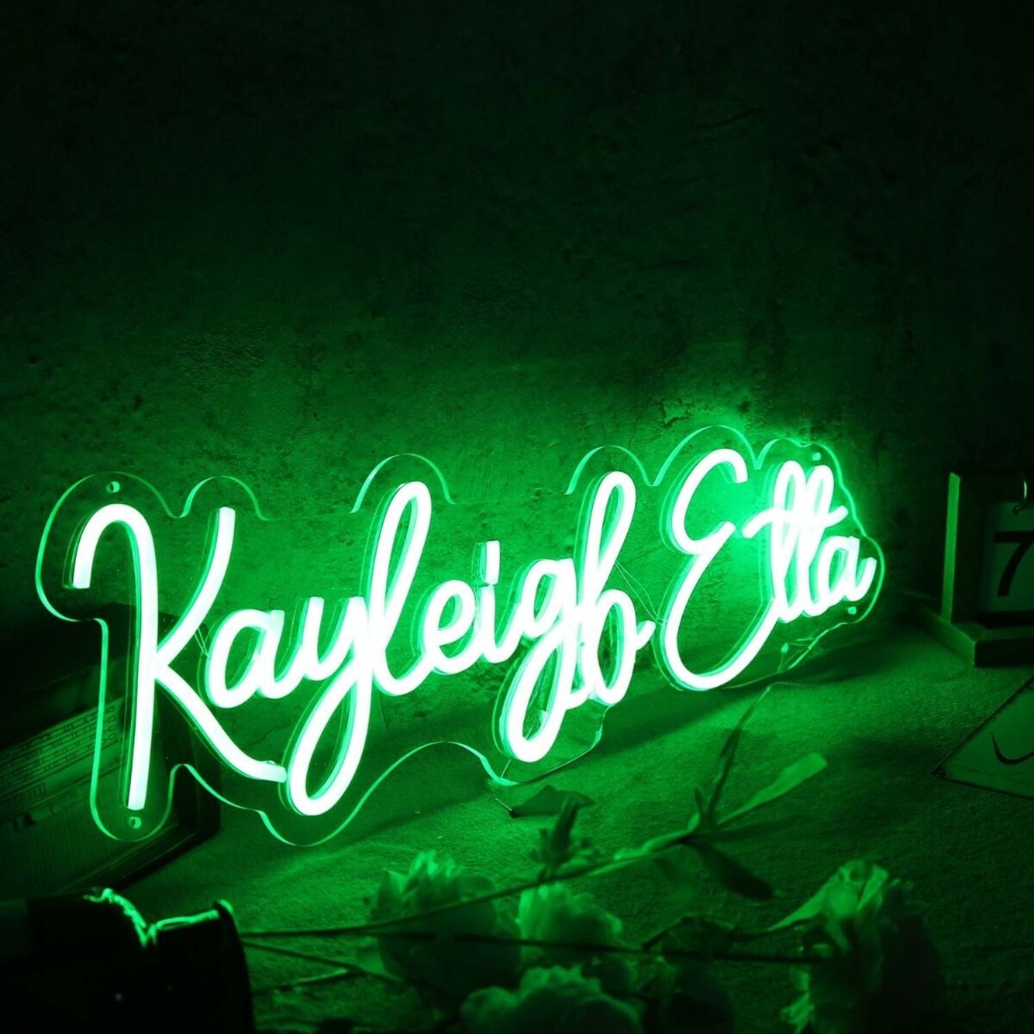 Kayleigh Etta Green Led Neon Sign - Shineneon
