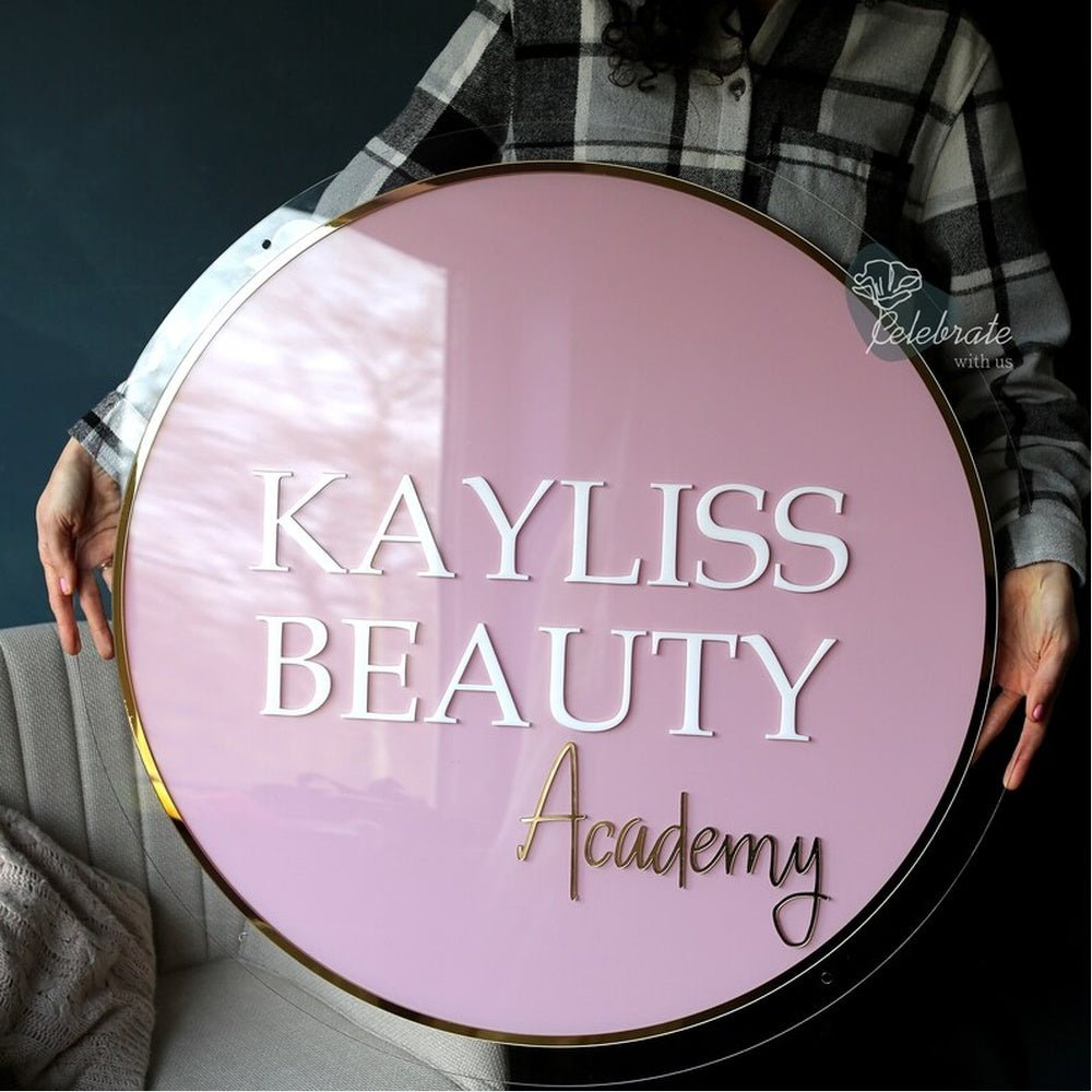 Kayliss Beauty Acrylic Business Logo Sign - Shineneon